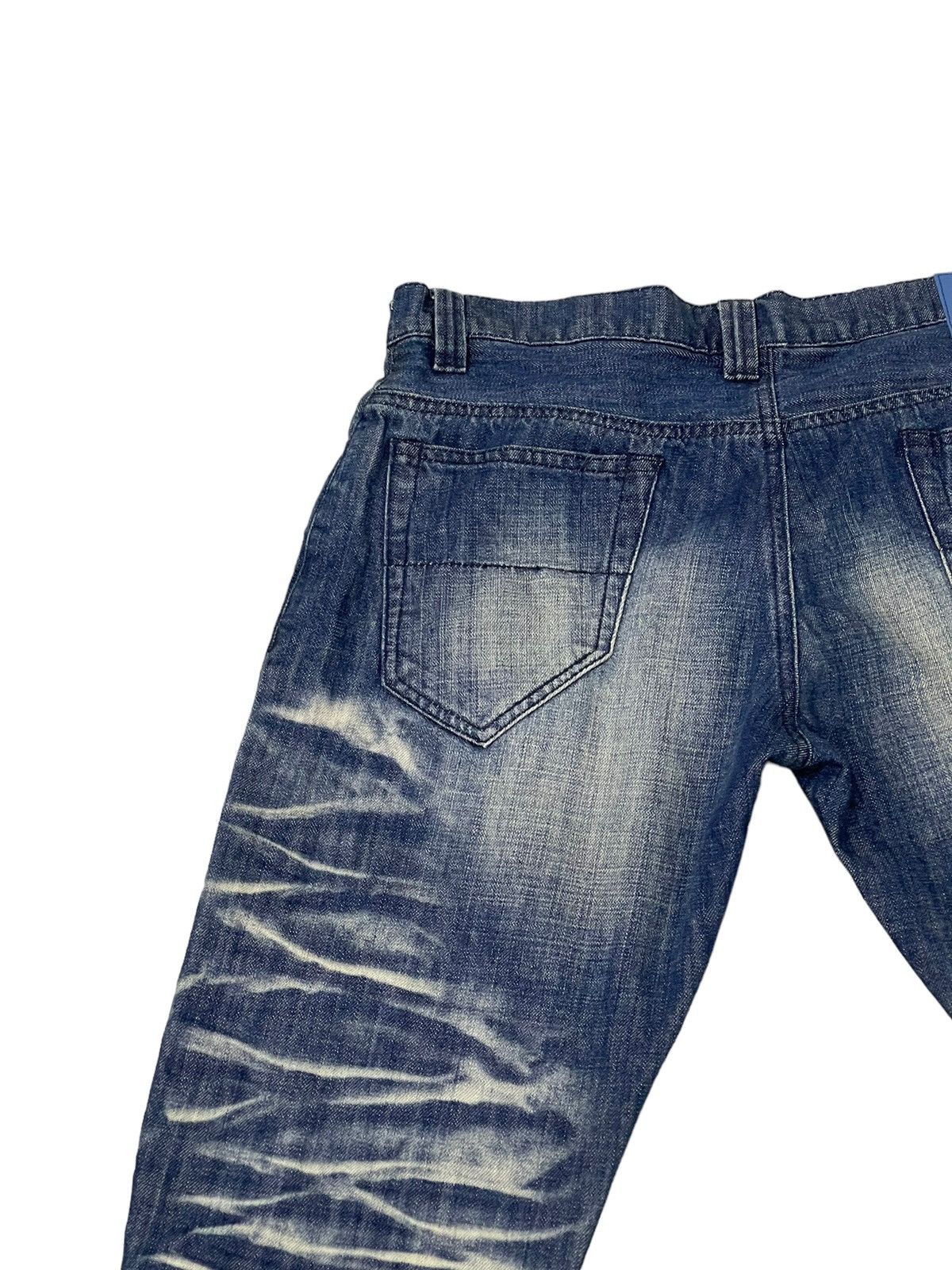 Japanese Brand Flare Jeans Buffalo Bobs Banana Curv Low Rise Boot Cut 8🟦0 Size US 35 - 19 Thumbnail