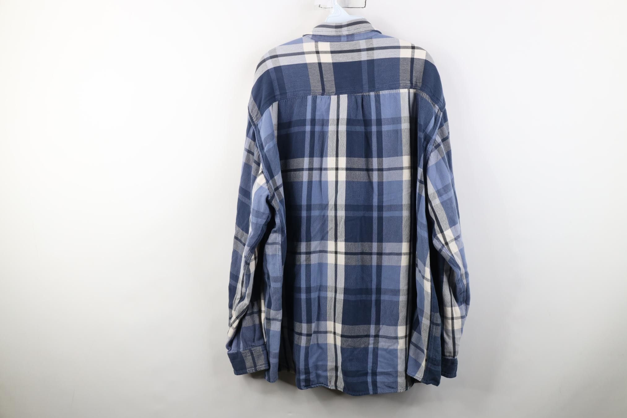 Levi's Vintage 90s Levis Baggy Cotton Flannel Button Shirt Plaid Size US XXL / EU 58 / 5 - 13 Thumbnail