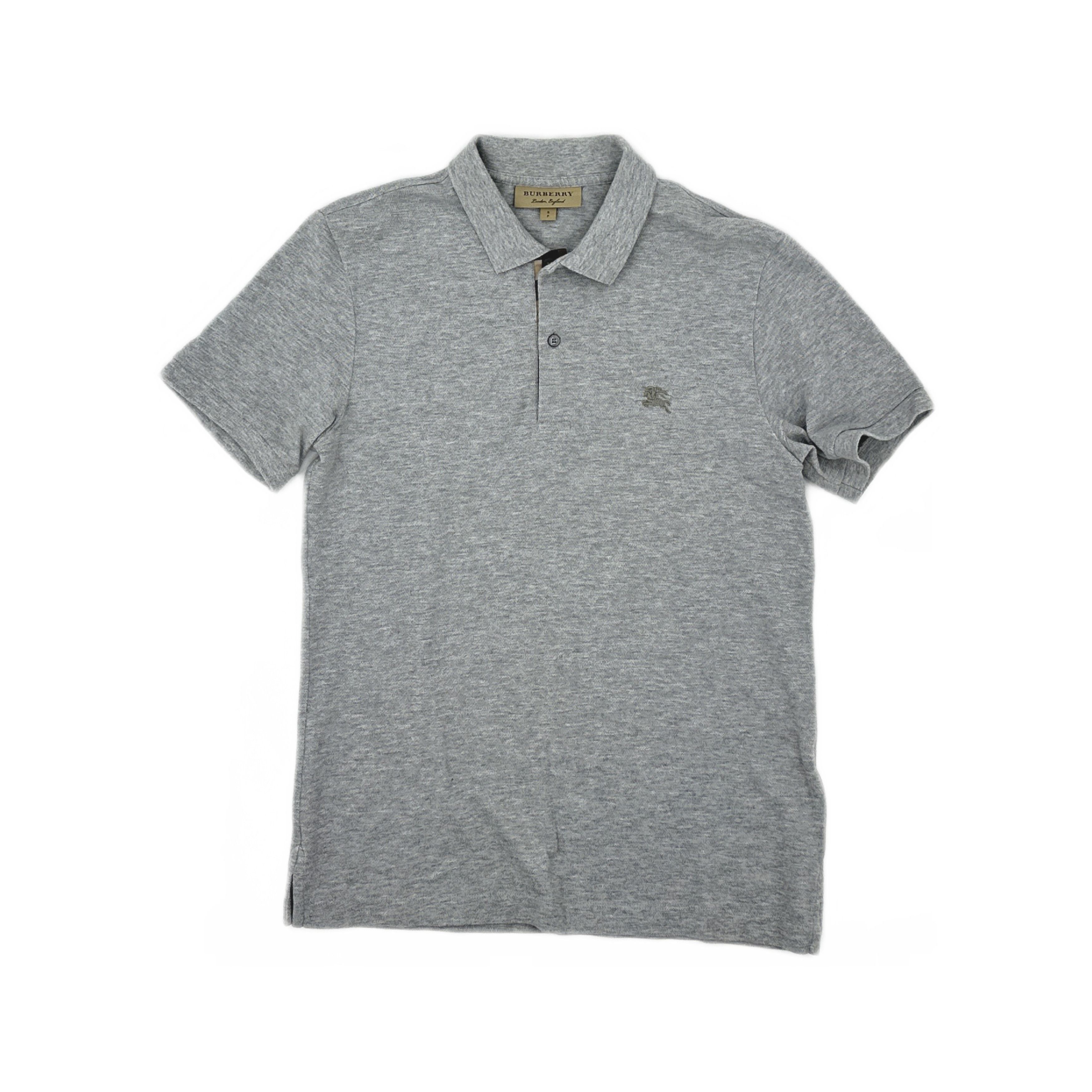 Burberry Burberry Embroidered Logo Polo Shirt Size S Size US S / EU 44-46 / 1 - 1 Thumbnail