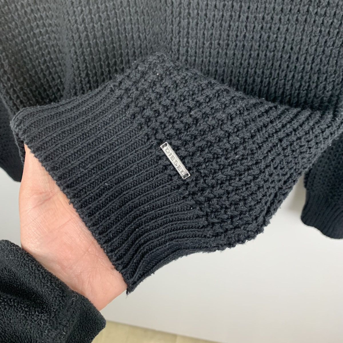 Diesel Men’s Diesel Chunky Knit Sweater Y2K Designer Streetwear Size US L / EU 52-54 / 3 - 8 Thumbnail