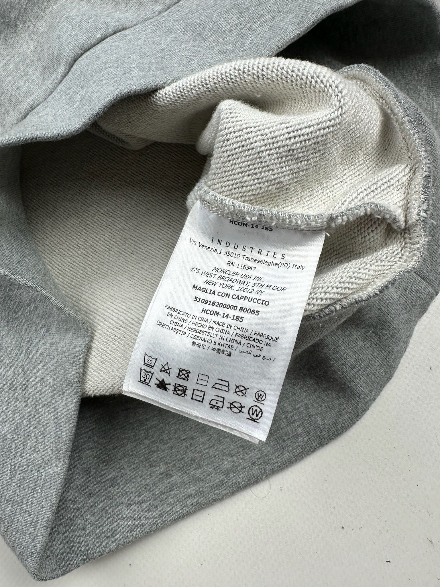 Moncler MONCLER Hoodie patch logo Size US S / EU 44-46 / 1 - 5 Thumbnail