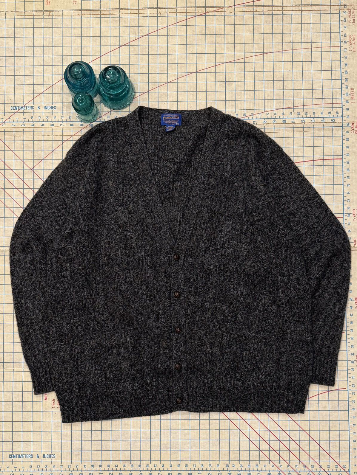 Pendleton Pendleton Shetland Wool Cardigan Dark Blue Mens Size XXL Size US XXL / EU 58 / 5 - 1 Thumbnail
