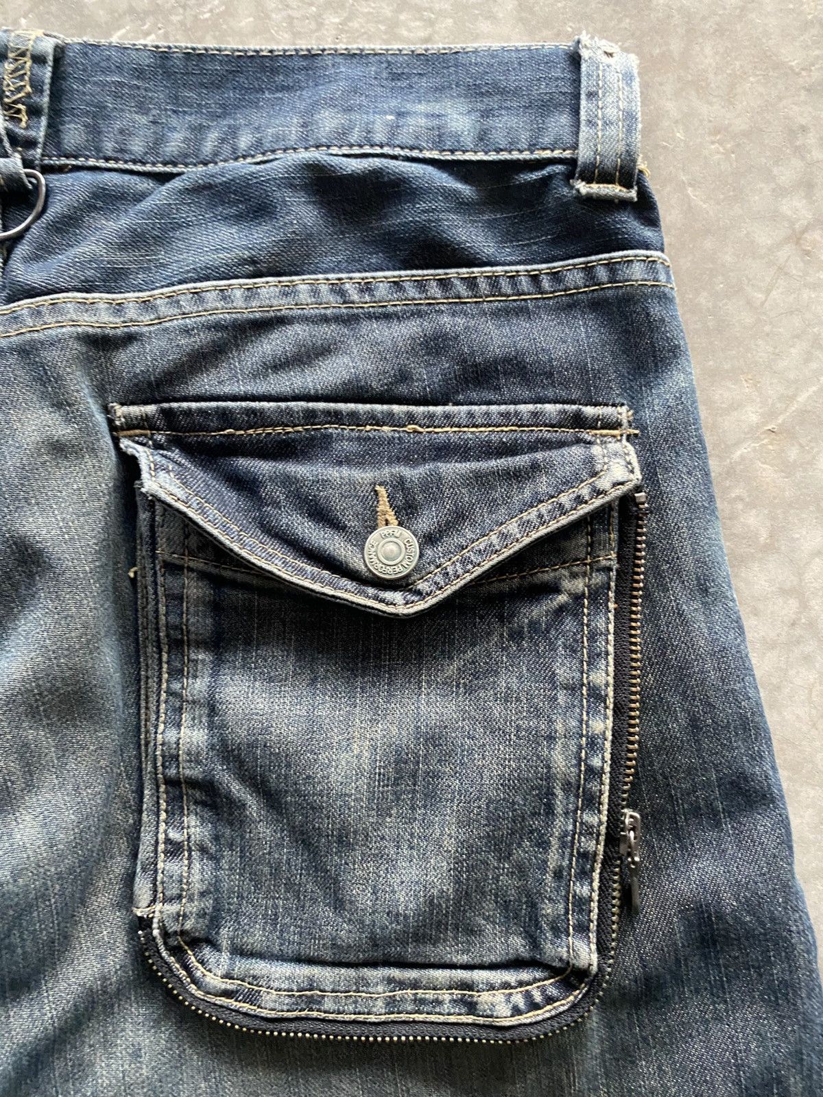 PPFM Vintage PPFM J Curve cut denim Size US 34 / EU 50 - 12 Thumbnail