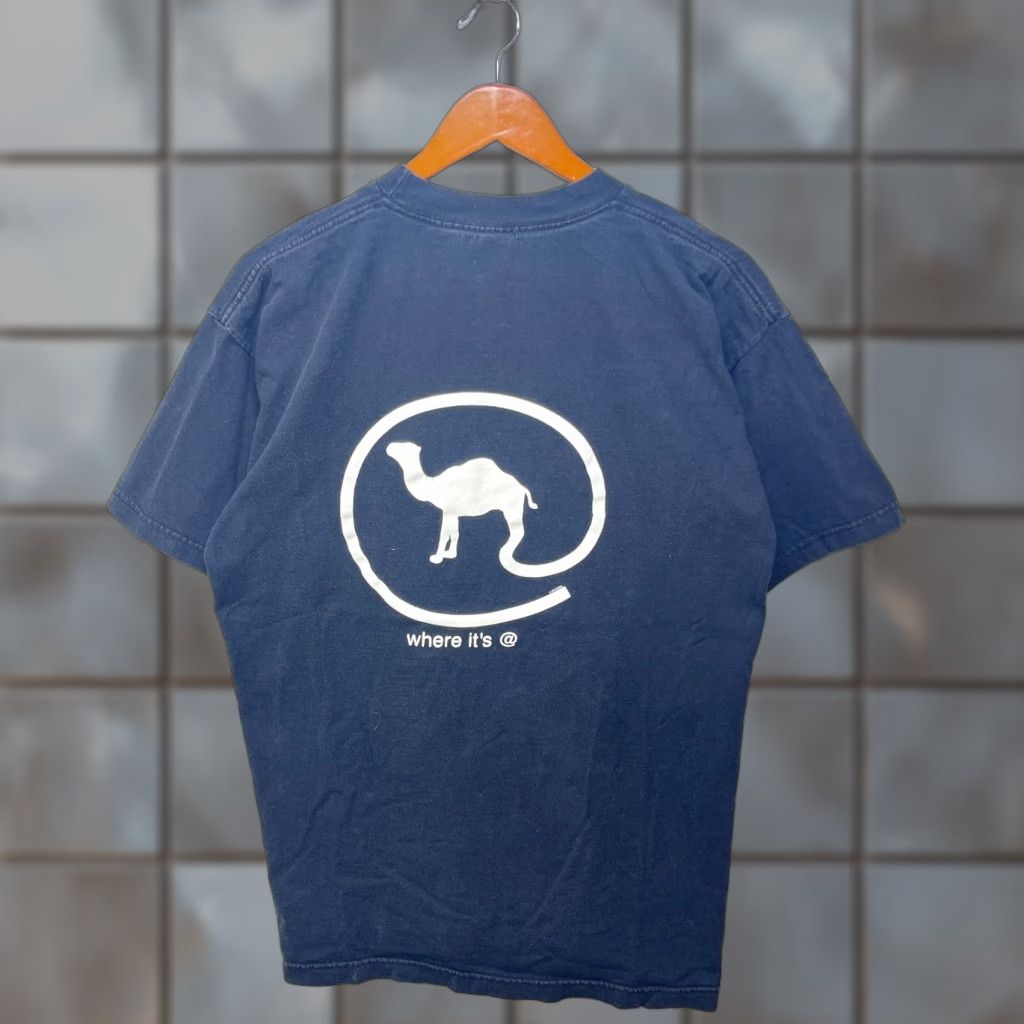 Camel VINTAGE Camel Cigarettes Promo T Shirt Where Its At XL Black Cotton Short Sleeve Men T-Shirt 1990s Logo 1997 Decade Vintage Size US XL / EU 56 / 4 - 1 Thumbnail