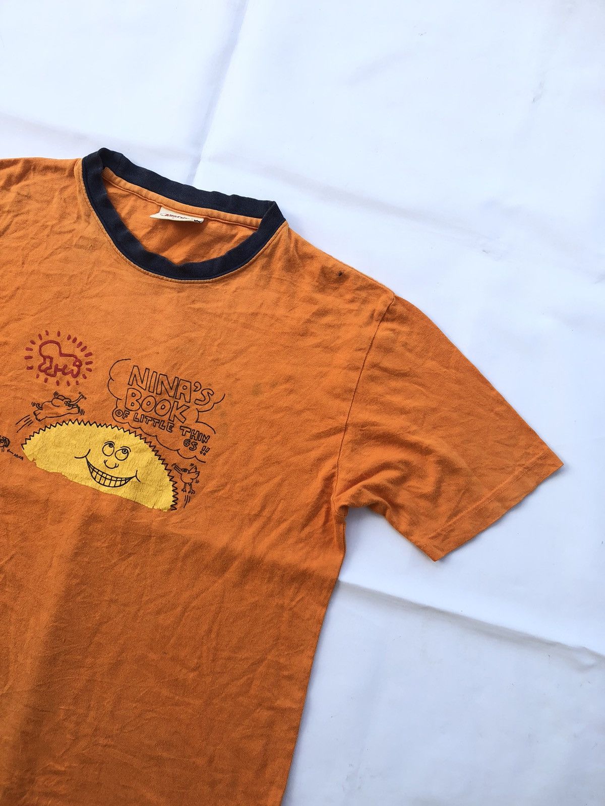 If Six Was Nine × Japanese Brand × Le Grande Bleu (L.G.B.) Nina Book Of Little Thin GS X Keith Haring Tee Size US S / EU 44-46 / 1 - 2 Thumbnail