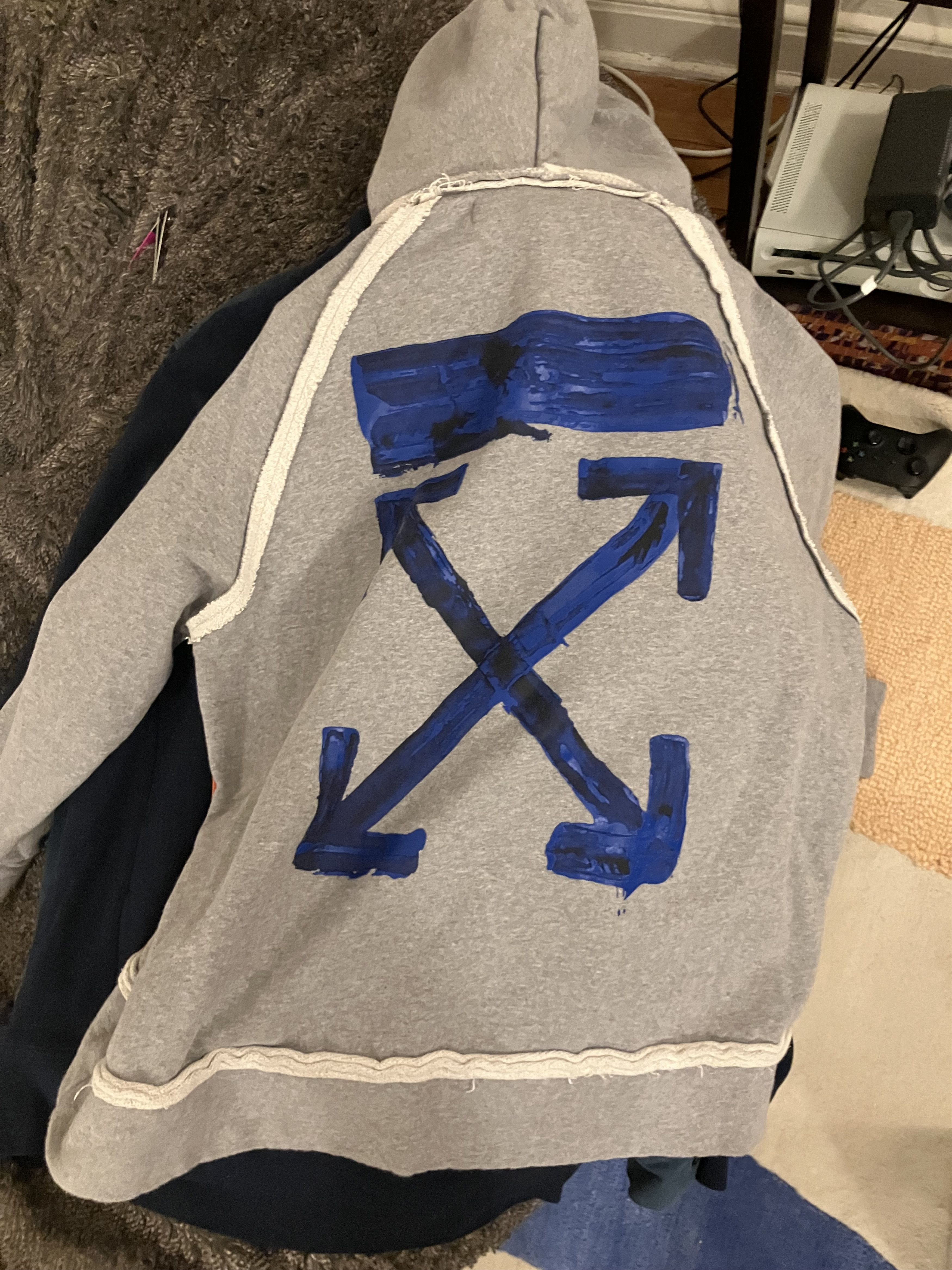 Off-White Off-White gradient arrow hoodie blue/grey Size US S / EU 44-46 / 1 - 3 Thumbnail