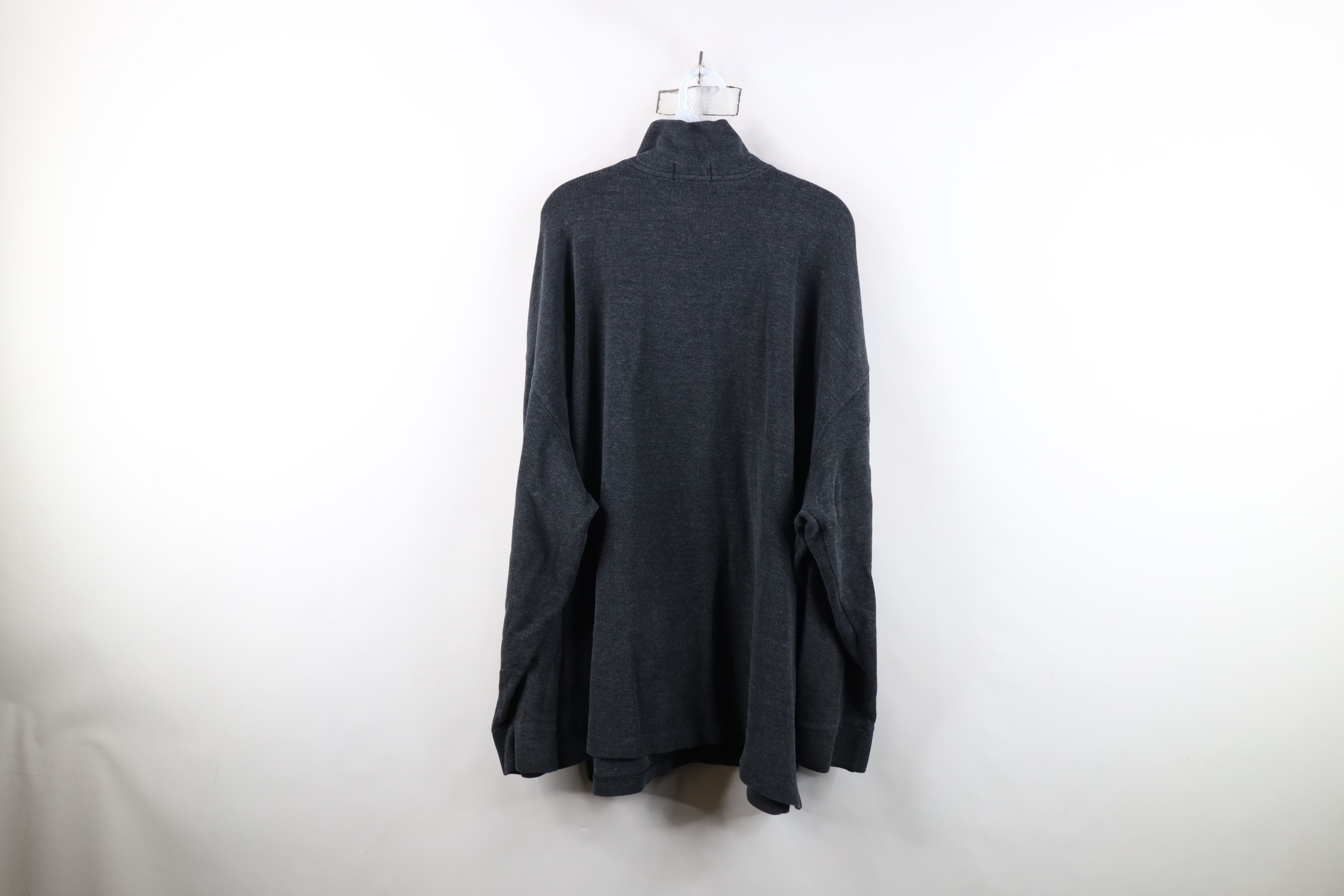 Ralph Lauren Vintage Ralph Lauren Cotton Ribbed Knit Half Zip Sweater Size US XXL / EU 58 / 5 - 12 Thumbnail