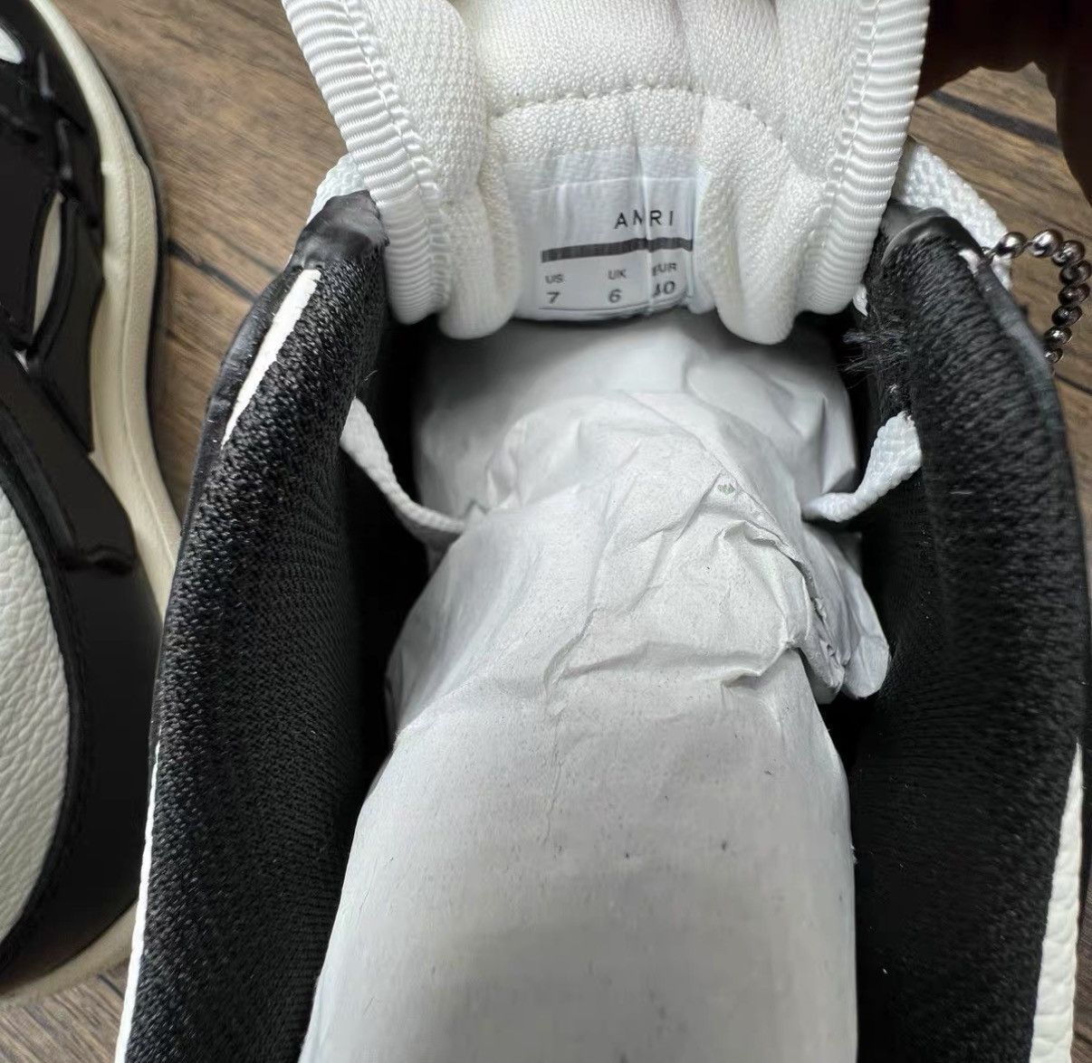 Amiri Amiri Black & White Sneakers J41 Size US 7 / EU 40 - 6 Thumbnail