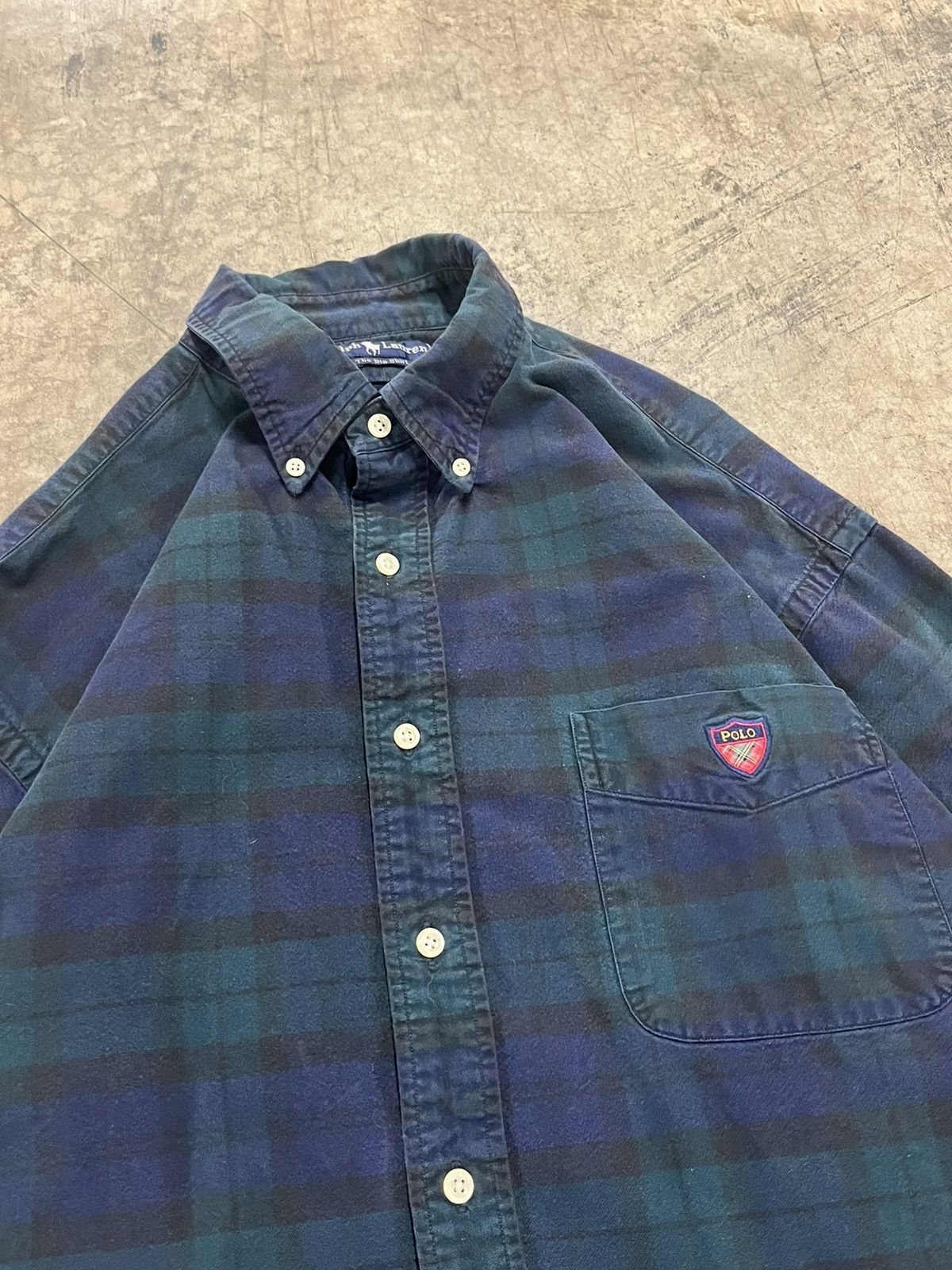 Polo Ralph Lauren × Vintage Polo Ralph Lauren vintage plaid golf crest button preppy Size US XL / EU 56 / 4 - 6 Thumbnail