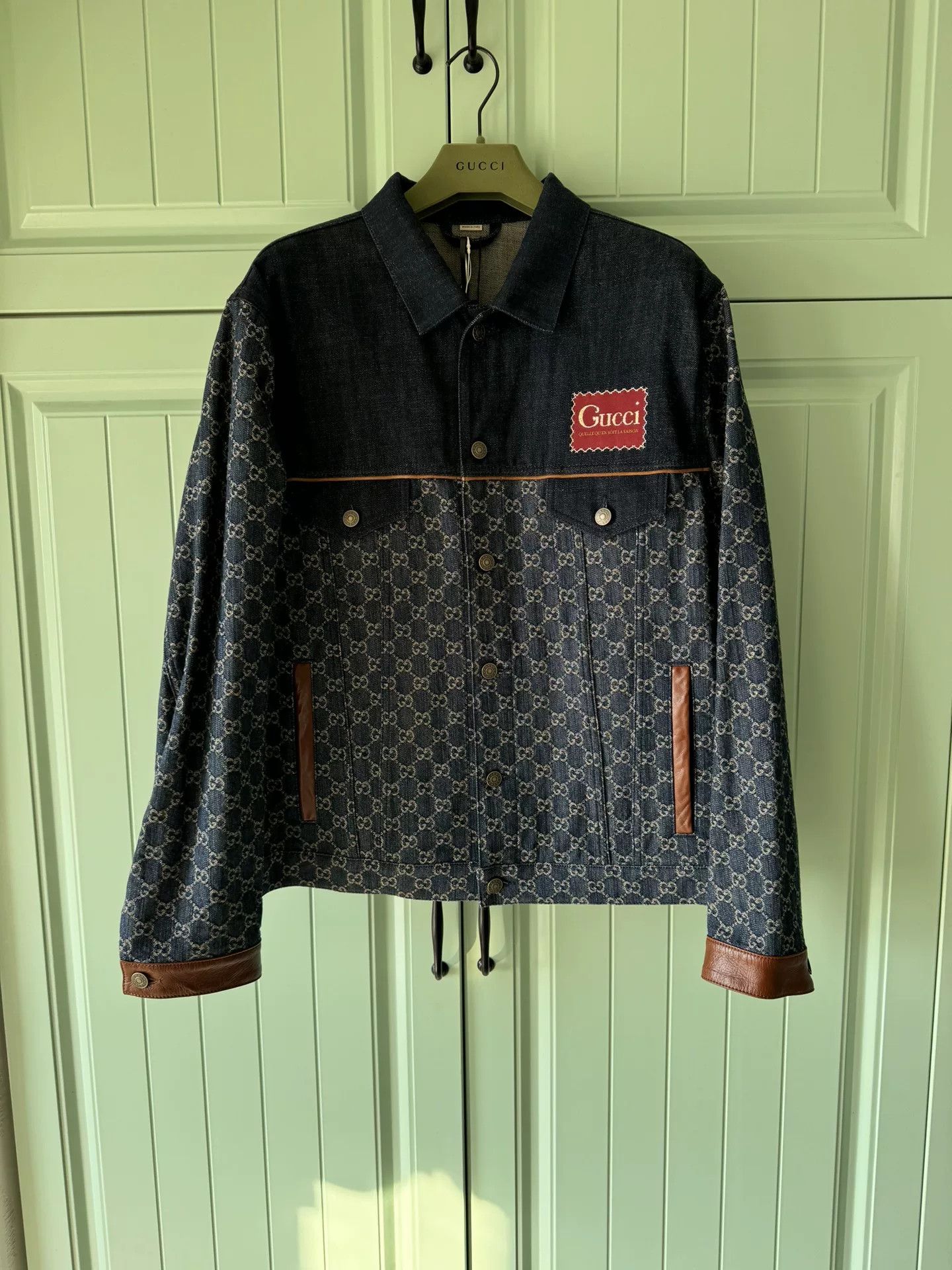 Gucci Gucci GG Denim Jacket, Size 50 Size US M / EU 48-50 / 2 - 1 Thumbnail