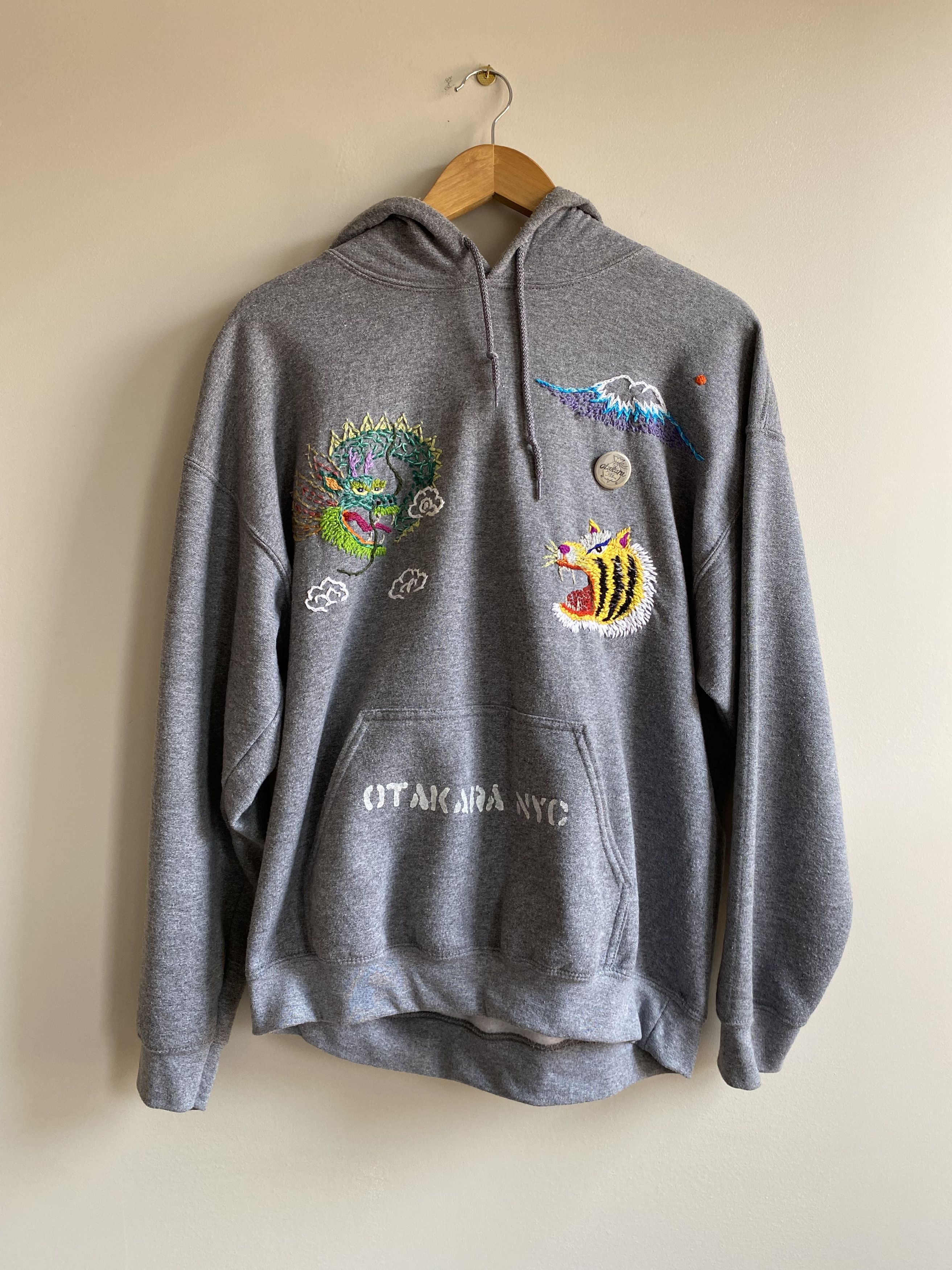 Otakara NYC Embroidered Dragon Hoodie