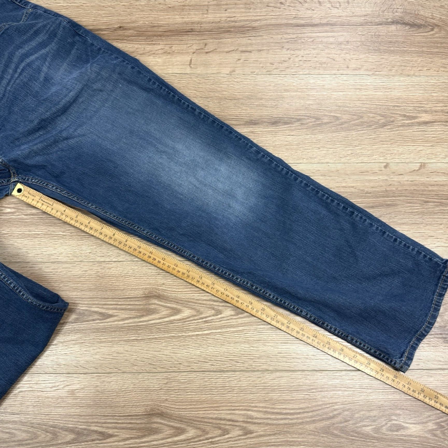 Levi's Levi's 559 Relaxed Straight Fit Stretch Blue Denim Jeans Mens Size 44 x 30 Size US 44 / EU 60 - 6 Thumbnail