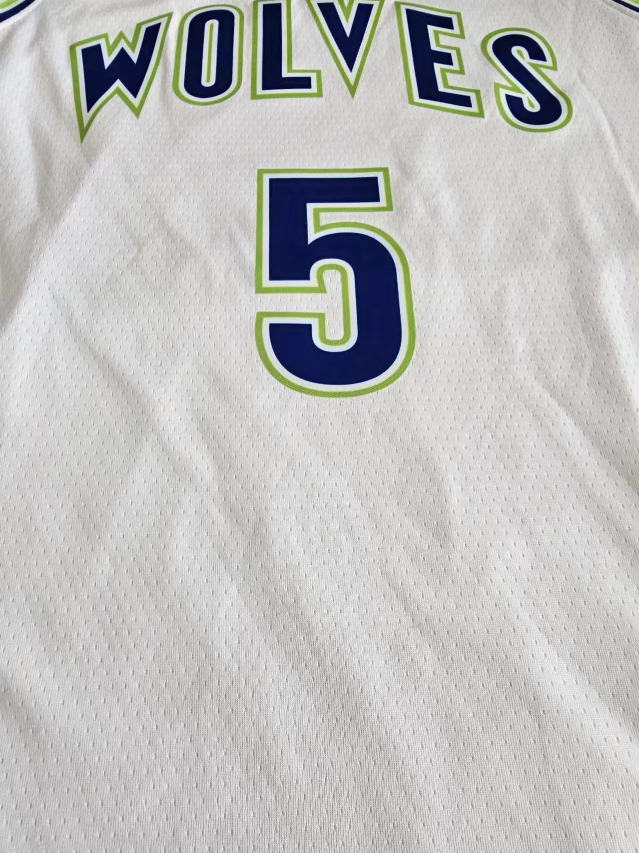 NBA Timberwolves 5 Anthony Edwards Jersey White XL Size US XL / EU 56 / 4 - 3 Thumbnail