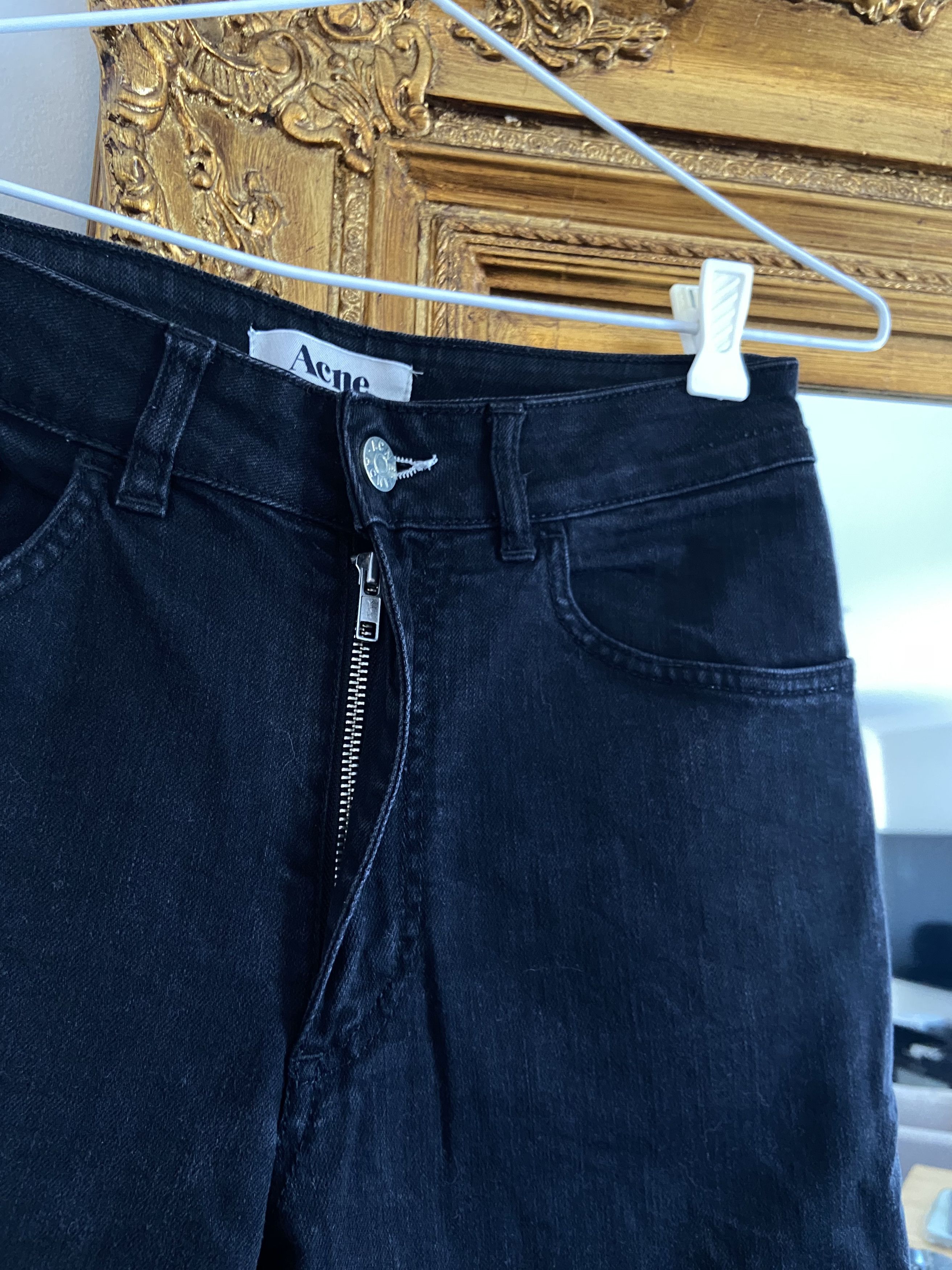 Acne Studios High Waisted Jeans Slim Size 28" / US 6 / IT 42 - 12 Thumbnail