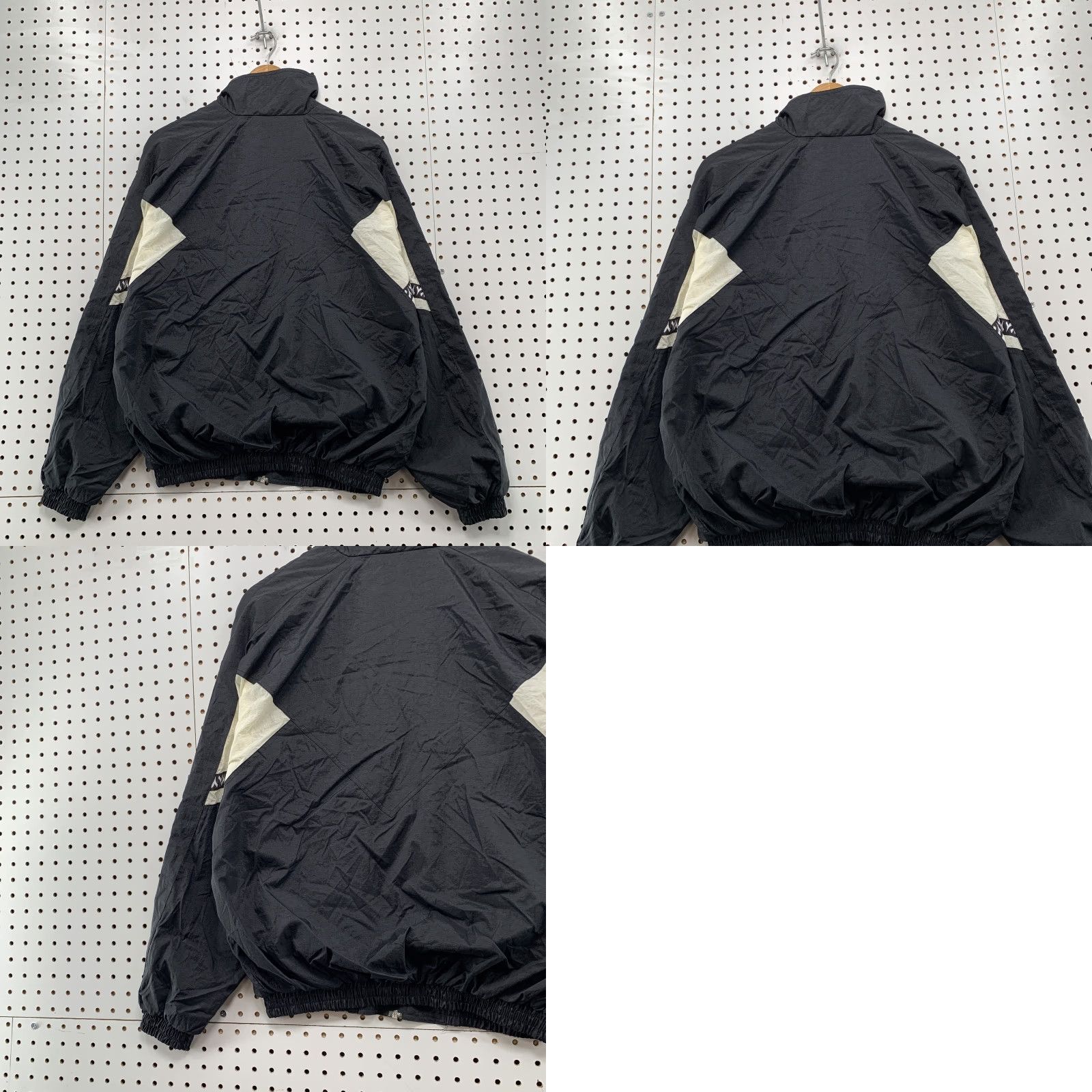 Diadora VINTAGE Diadora Shell Windbreaker Jacket Womens Large Black Size L / US 10 / IT 46 - 8 Thumbnail