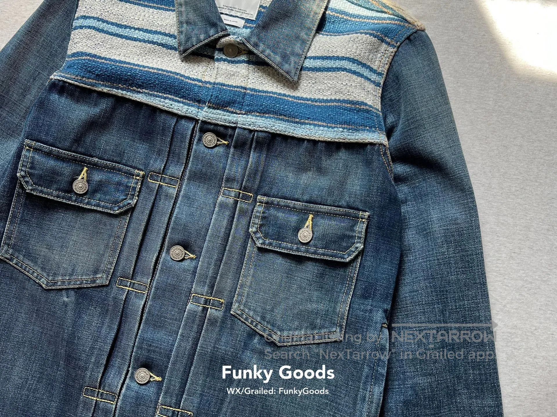 Visvim Visvim 101 Jkt Indigo Stripe Tokyo Exclusive. Size US L / EU 52-54 / 3 - 2 Thumbnail