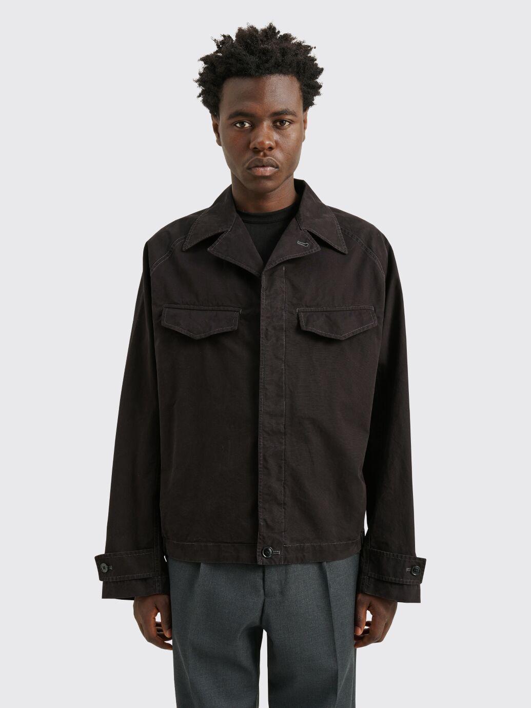 Lemaire Lemaire Garment Dyed Field Jacket Size US S / EU 44-46 / 1 - 4 Thumbnail