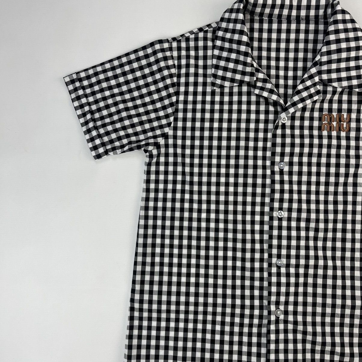 Miu Miu MIU MIU Short Sleeve Shirt Size S / US 4 / IT 40 - 4 Thumbnail