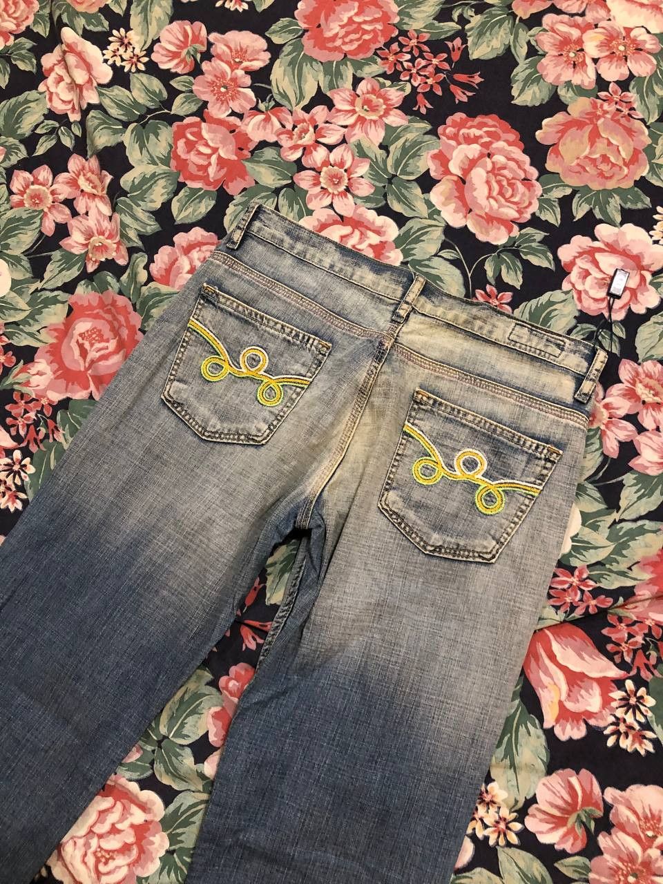 Dior blue jeans Christian Dior crazy Y2K luxury vintage size 30 Size 30" / US 8 / IT 44 - 19 Thumbnail