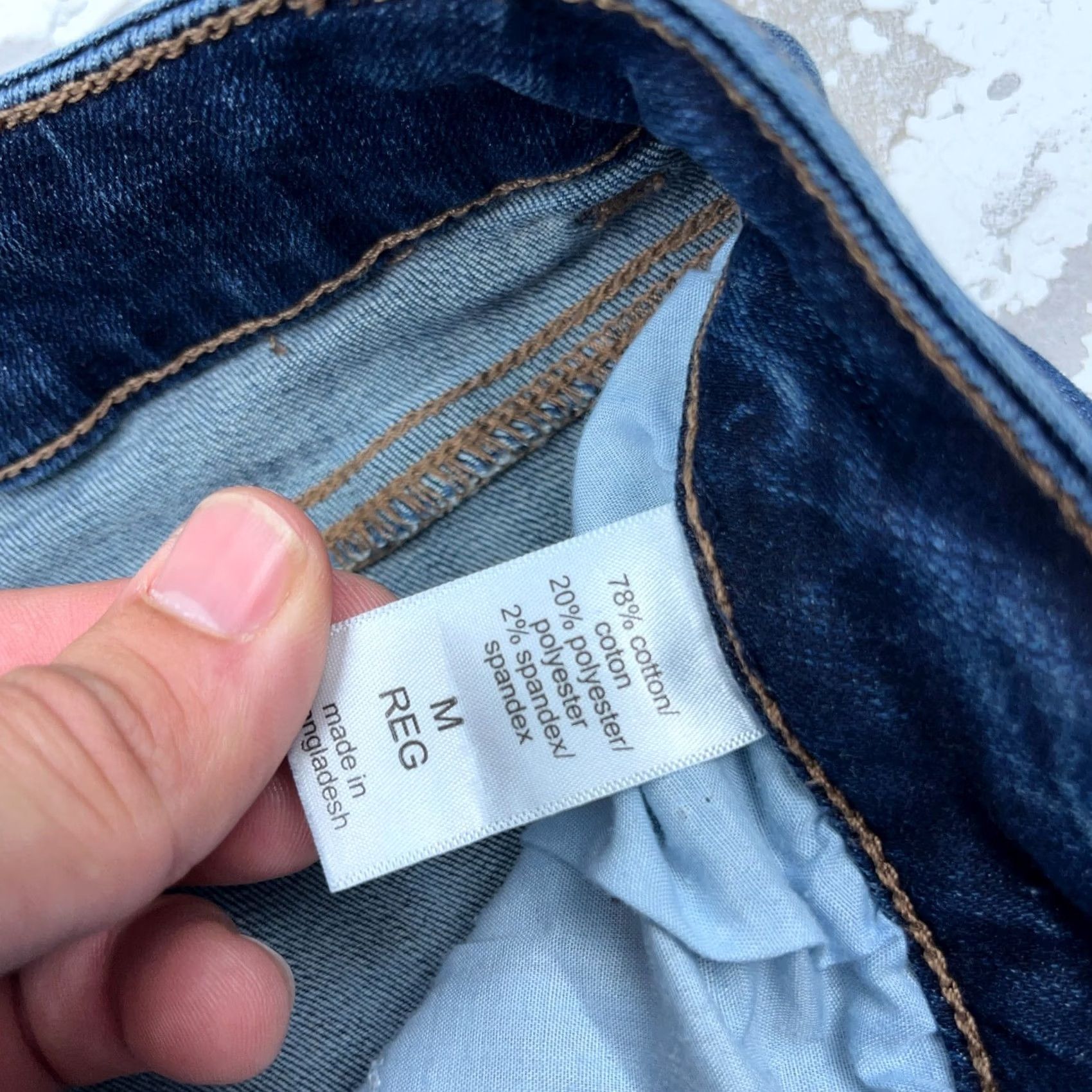 Vintage Maurices Jeans Women Medium Skinny Jegging Dark Wash Mid Rise Holes Stretch - 30 Size 32" / US 10 / IT 46 - 5 Thumbnail
