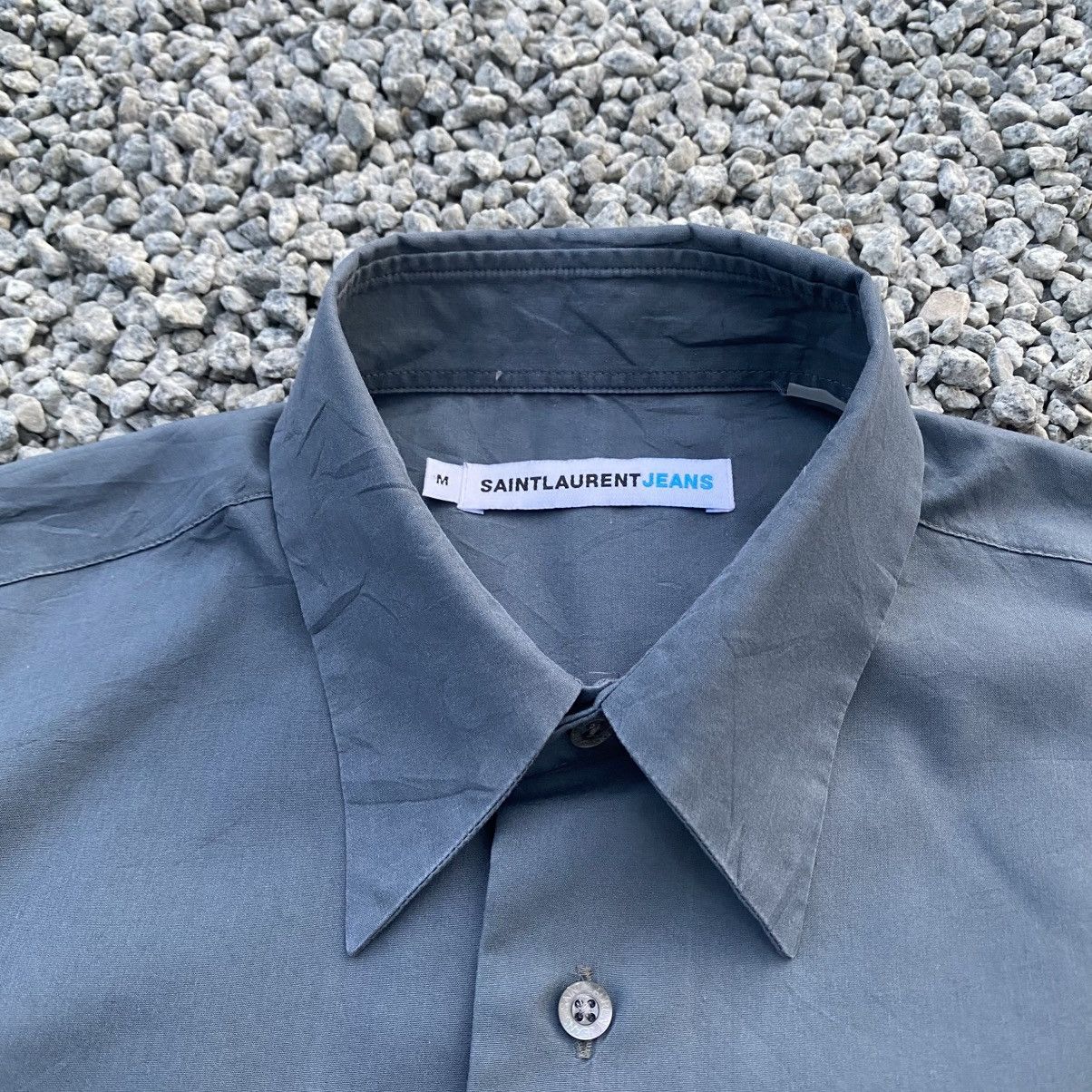 Saint Laurent Paris SAINT LAURENT JEANS Button Up Shirt Size US L / EU 52-54 / 3 - 3 Thumbnail