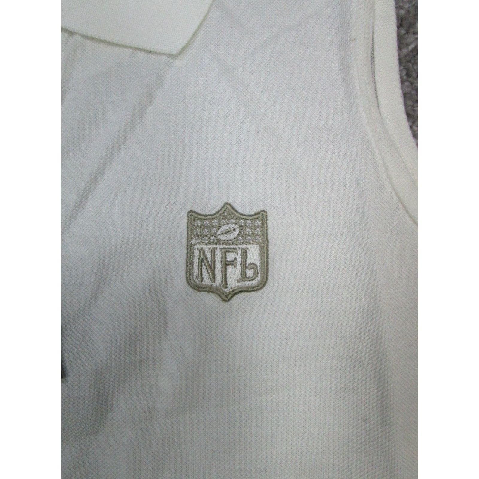 Vintage E.Magrath Polo Shirt Mens Small White Cotton Football NFL Logo Polo Shirt Mens S White Cotton Football Logo NFL Size US S / EU 44-46 / 1 - 3 Thumbnail