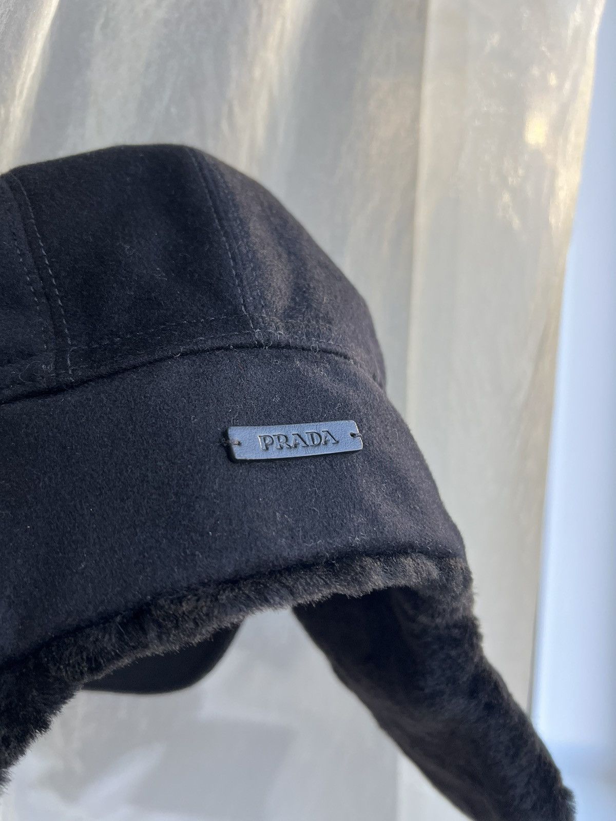 Prada Prada Trapper Wool Fur Hat Size ONE SIZE - 4 Thumbnail