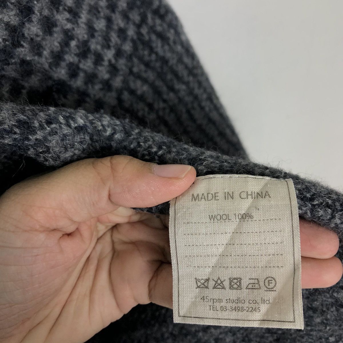 45rpm VINTAGE WOOL HERRINGBONE DOUBLE BREAST 45RPM JAPAN Size US M / EU 48-50 / 2 - 13 Thumbnail
