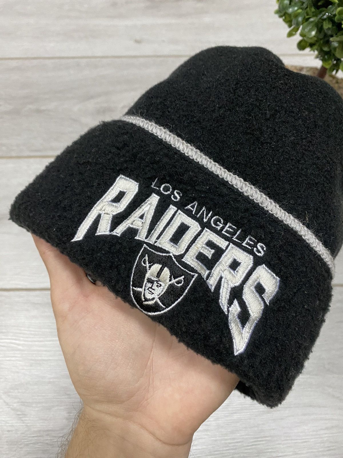 MLB Raiders Los Angeles vintage fleece hat USA Size ONE SIZE - 4 Thumbnail