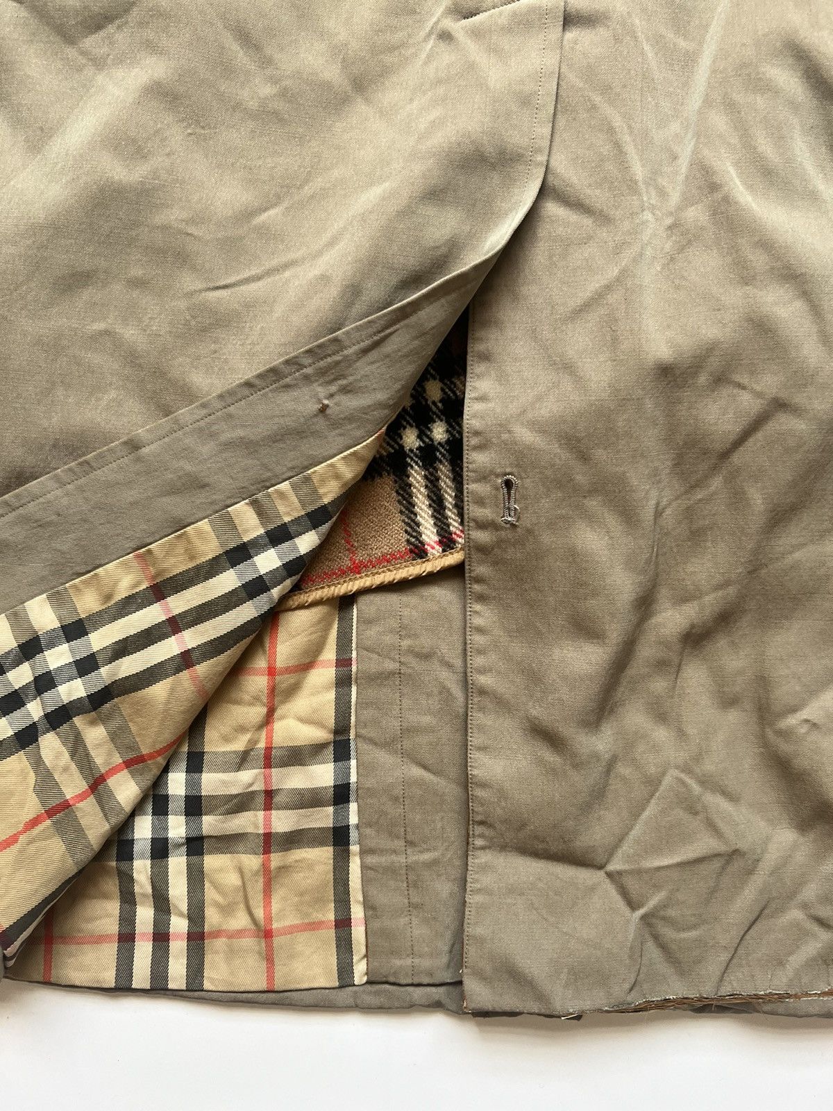 Burberry Burberry Stainless Court Nova Check Trench Coat Size US L / EU 52-54 / 3 - 10 Thumbnail