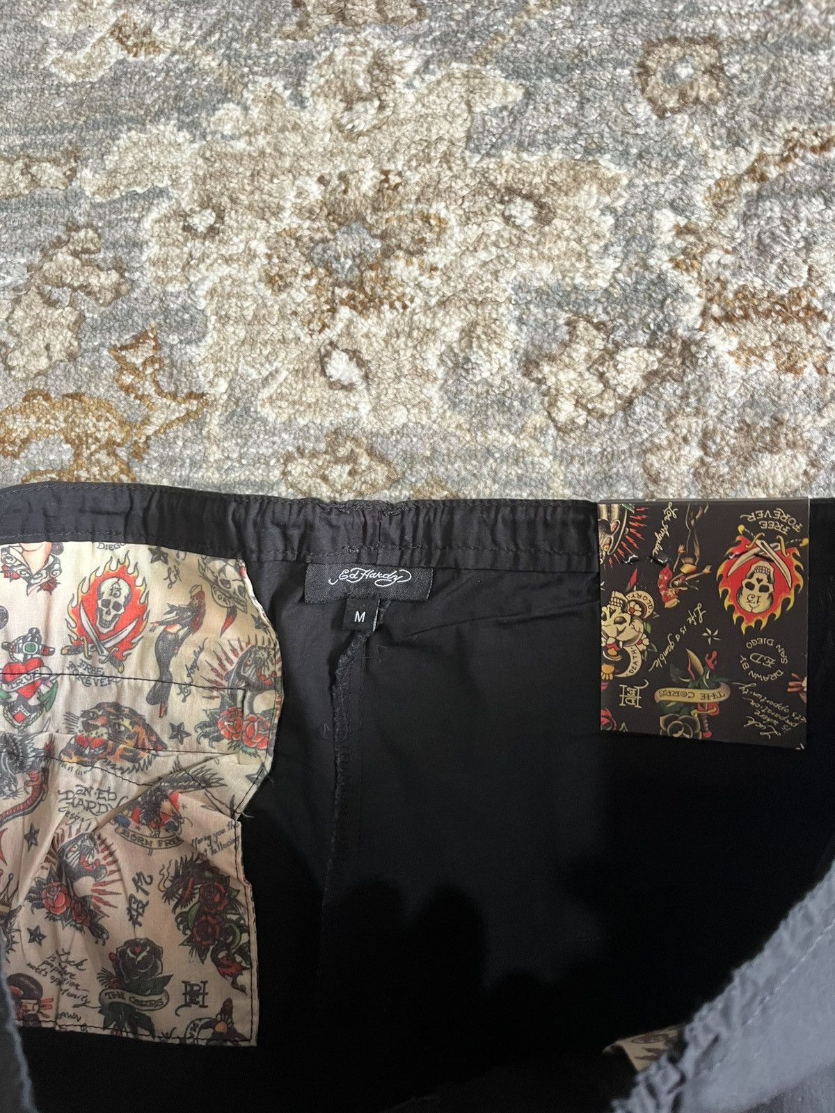 Ed Hardy GRAPHIC BAGGY NYLON ED HARDY SWEATS Size US 32 / EU 48 - 5 Thumbnail