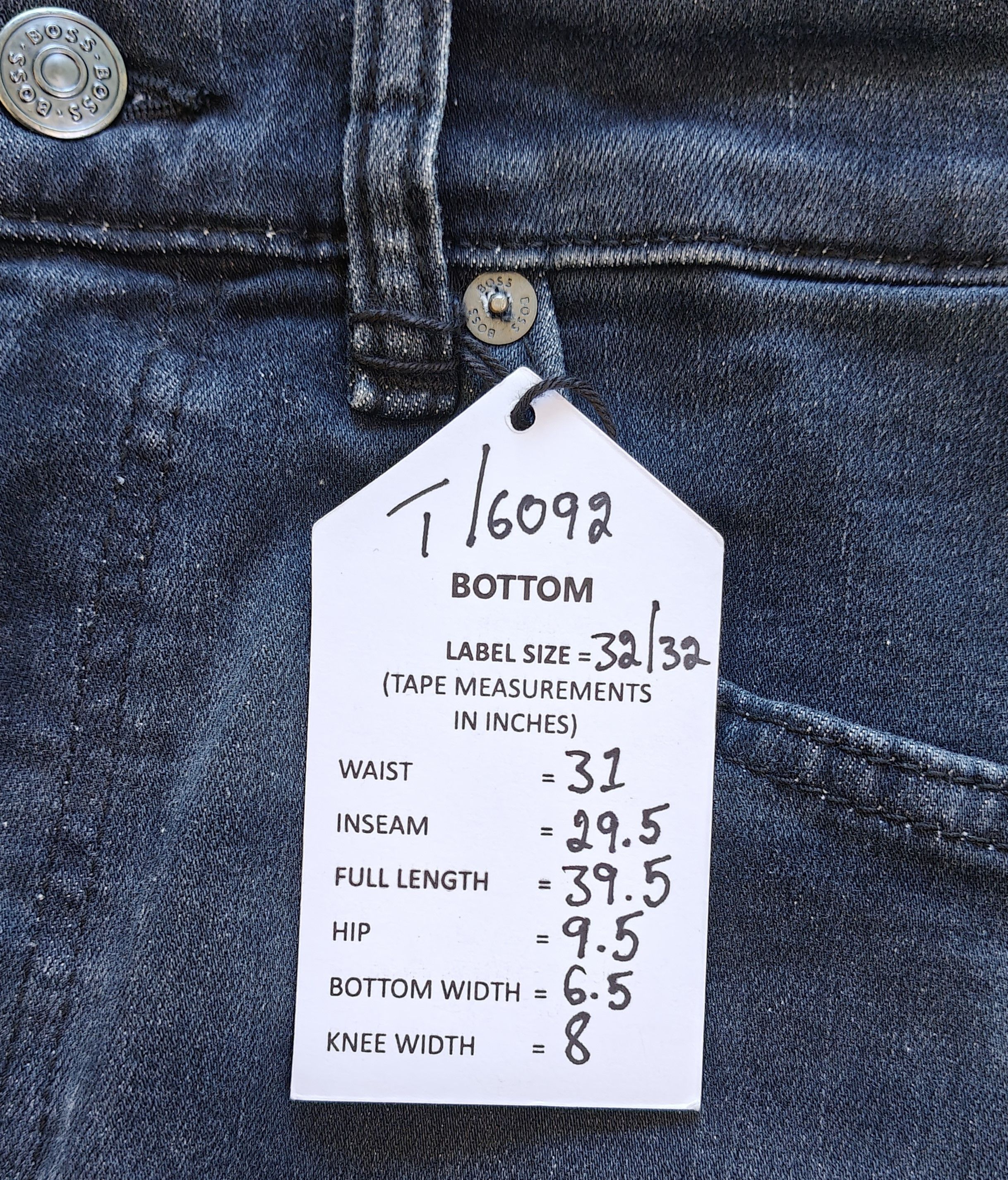 Hugo Boss HUGO BOSS RE.MAINE Regular fit Jeans Free Shipping T/6092 Size US 32 / EU 48 - 14 Thumbnail