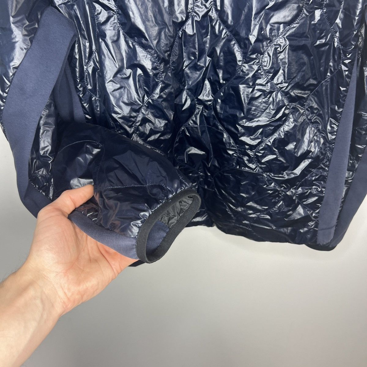Stone Island Stone Island Pertex Primaloft Padded Nylon Jacket Navy Shiny Size US L / EU 52-54 / 3 - 14 Thumbnail