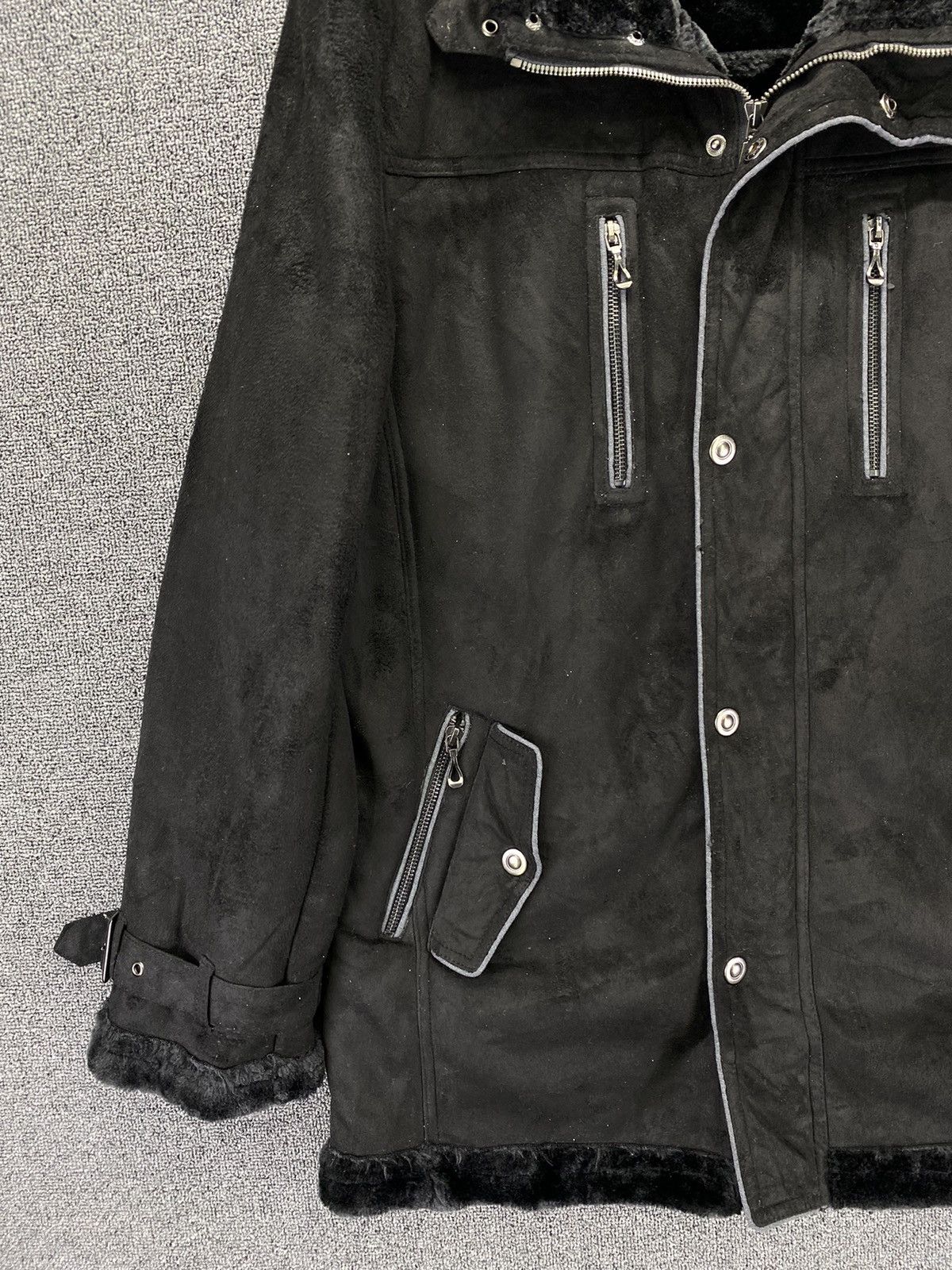If Six Was Nine Vintage ROUSHATTE Shell Garments B3 Sherling Jacket Size US L / EU 52-54 / 3 - 5 Thumbnail