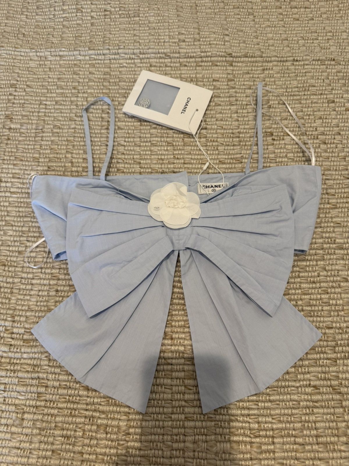 Chanel Chanel bow crop top szie 34 Size XS / US 0-2 / IT 36-38 - 2 Thumbnail
