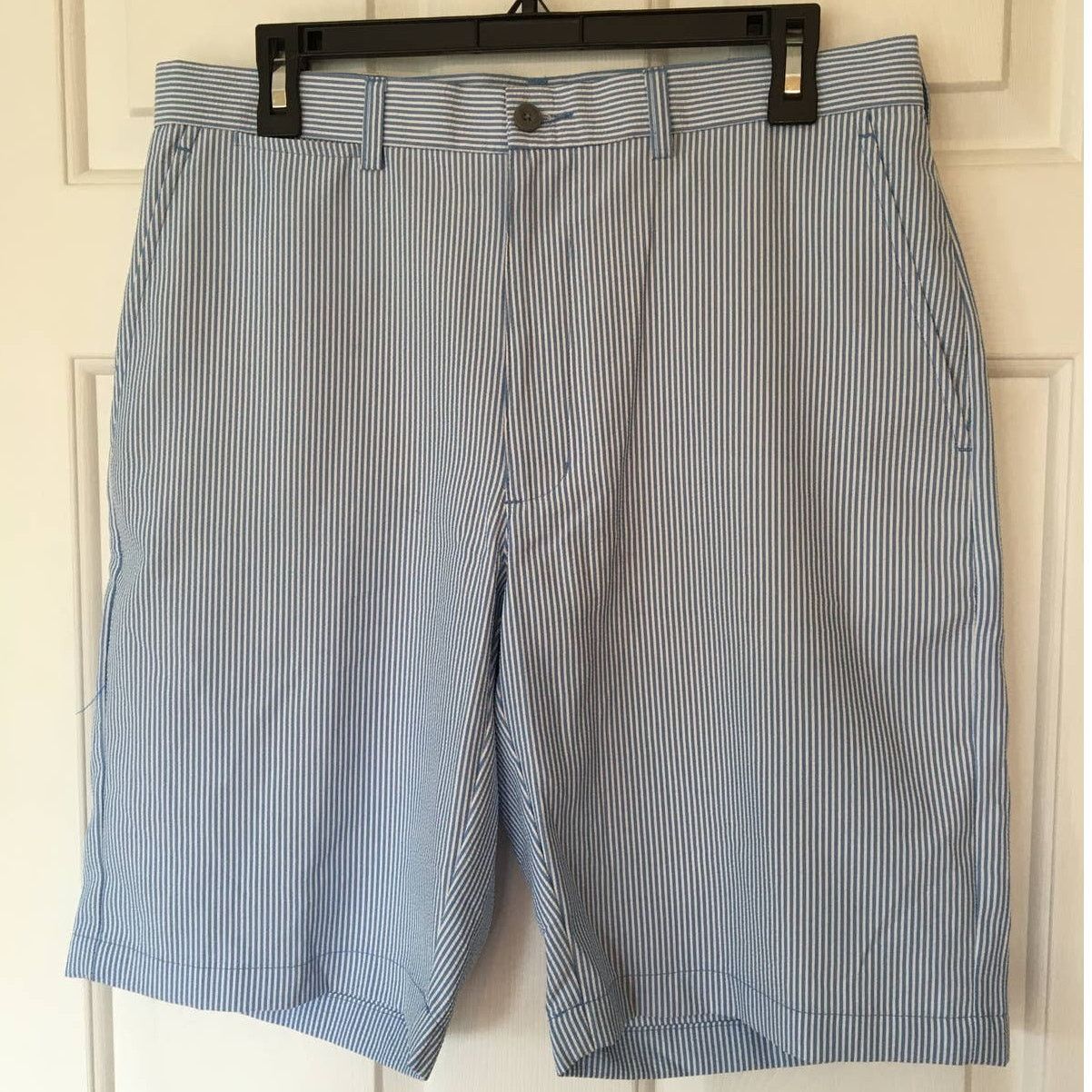 Hogan Ben Hogan Woman's Performance Size 32 Shorts, White and Blue Size 32" / US 10 / IT 46 - 1 Thumbnail
