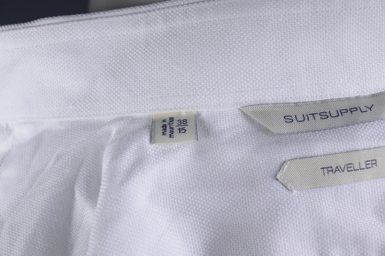 Suitsupply SuitSupply Traveller White Button Down Shirt Size 38 / 15 Size US M / EU 48-50 / 2 - 12 Thumbnail