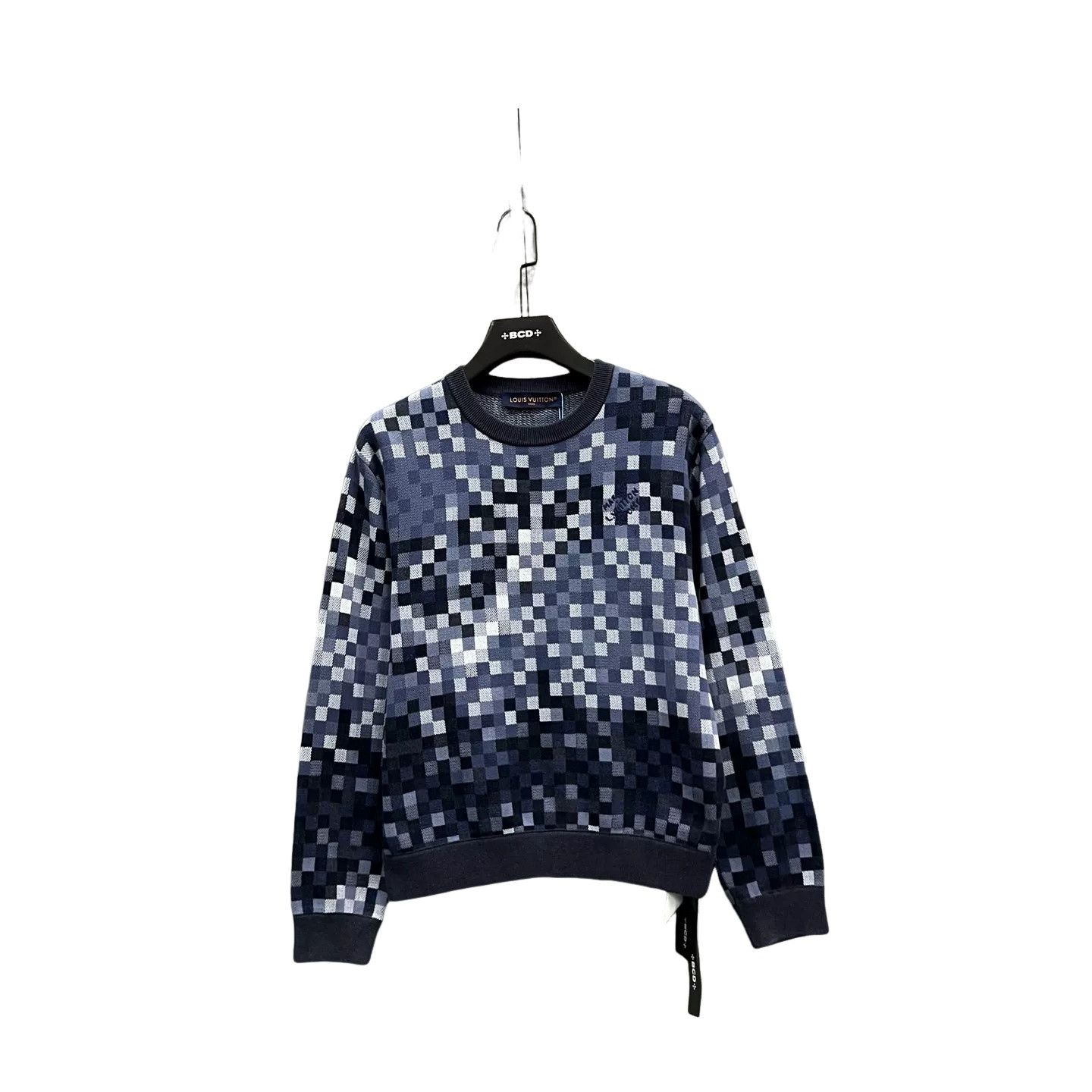 Louis Vuitton Louis Vuitton Damoflage Mosaic Logo Knit Sweater XS Size US XS / EU 42 / 0 - 1 Thumbnail