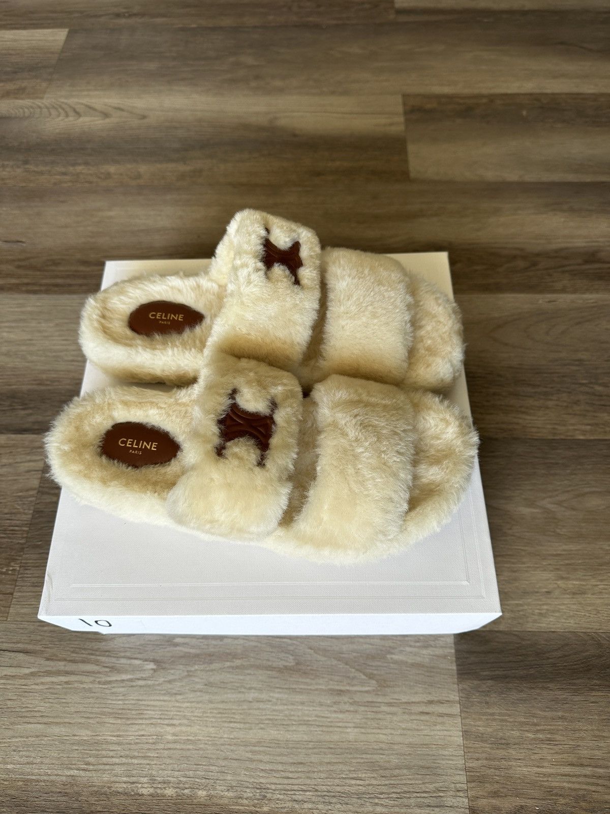Celine CELINE FUR SLIP ONS Size US 8.5 / IT 38.5 - 2 Thumbnail