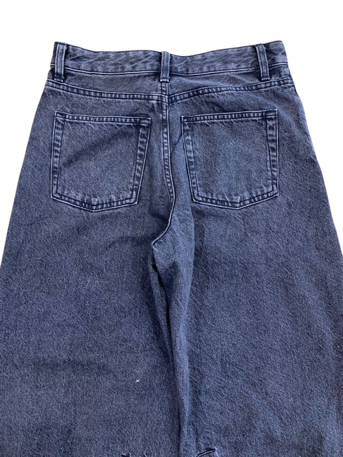 GU GU Baggy Black Wash Style Ripped Jeans Size US 28 / EU 44 - 4 Thumbnail