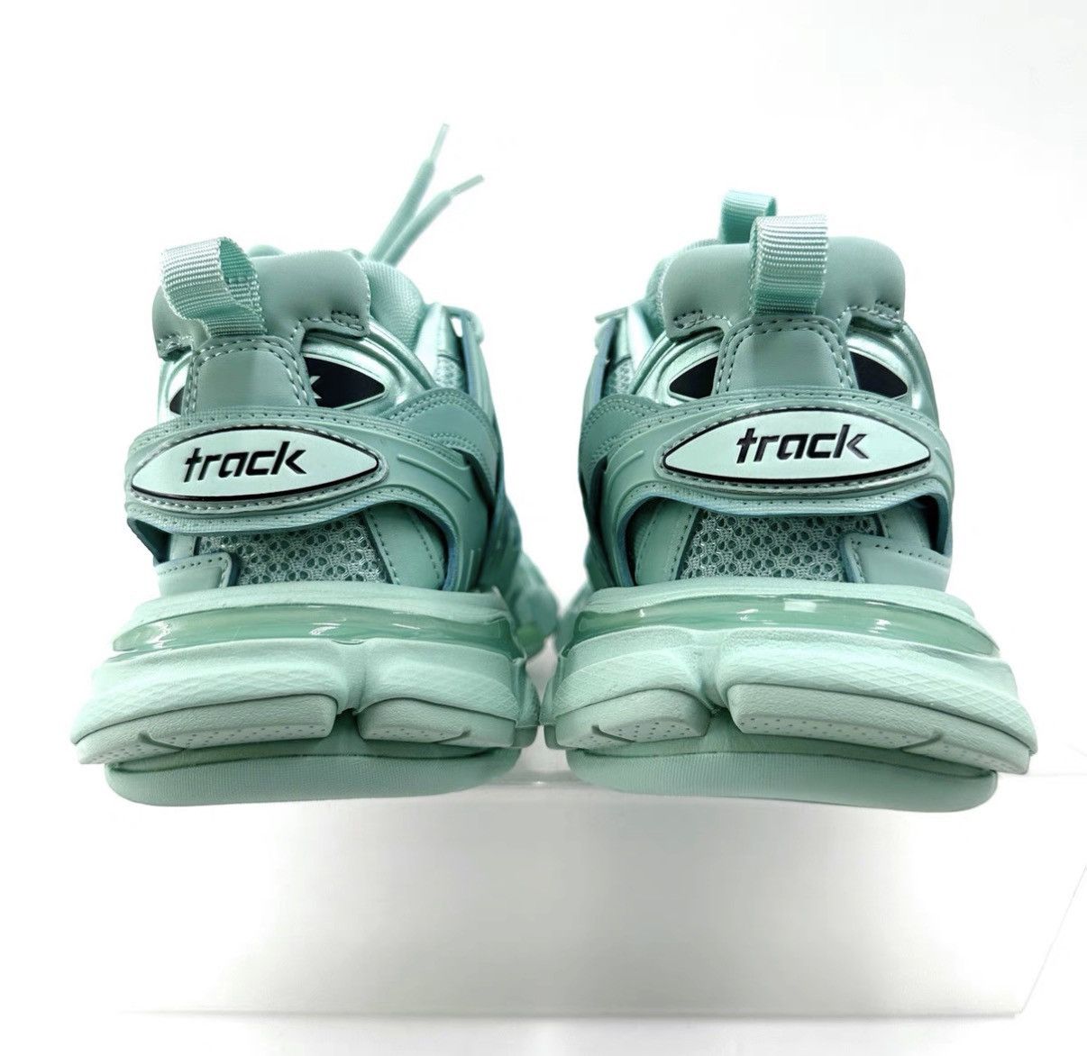 Balenciaga Balenciaga Track Mint Green Mesh Dad Sneakers K12 Size US 6 / IT 36 - 4 Thumbnail