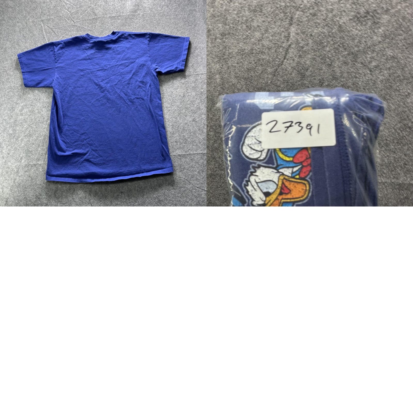 Disney VINTAGE Disney Store Donald Duck Shirt Mens L Blue Graphic Tee Cartoon Size US L / EU 52-54 / 3 - 8 Thumbnail
