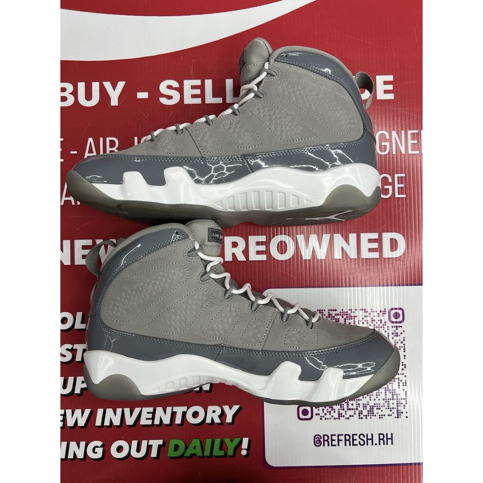 Jordan Brand Air Jordan 9 Retro Cool Grey Size 10.5M HV4794-011 Size US 10.5 / EU 43-44 - 5 Thumbnail