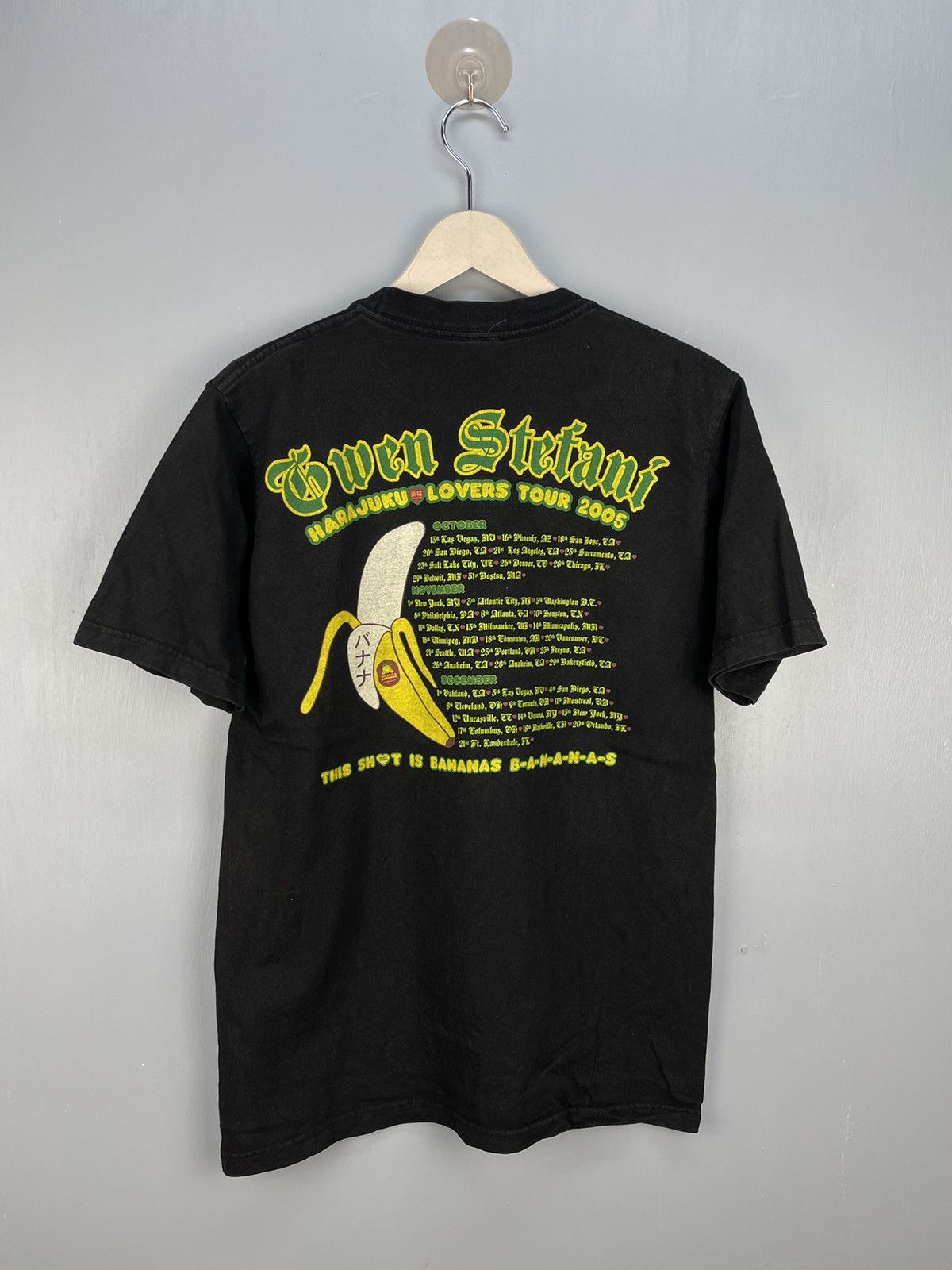 image of Band Tees x Vintage Y2K Gwen Stefani No Doubt Band Tour T Shirt in Black, Men's (Size Small)