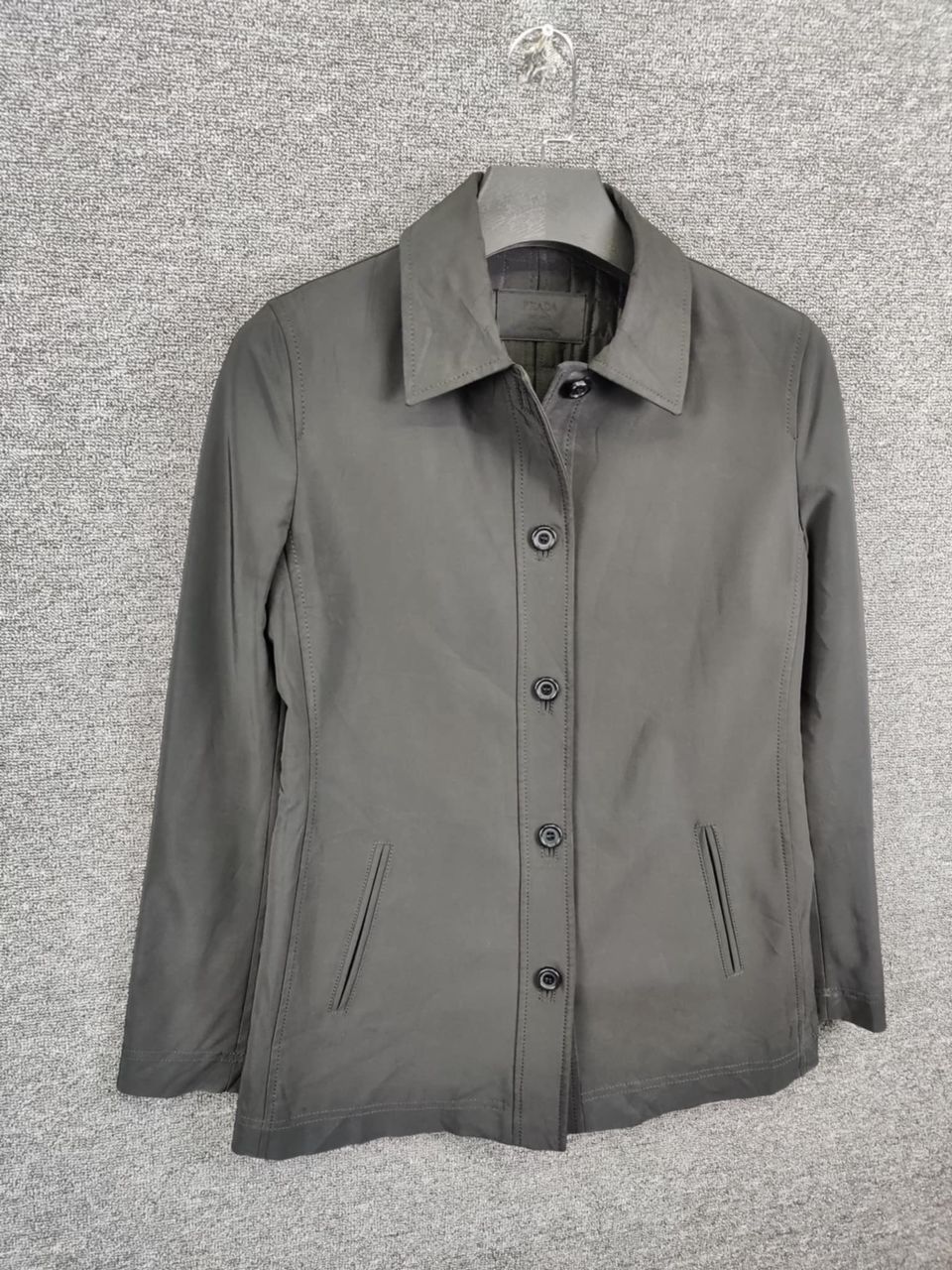 Prada Vintage Prada Milano Nylon Button Ups Coat Jacket Size US M / EU 48-50 / 2 - 4 Thumbnail