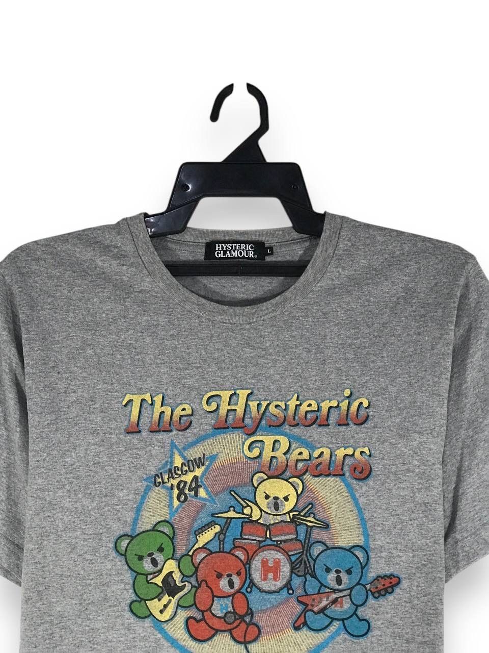 Band Tees live in glasgow 84 hysteric bears Size US L / EU 52-54 / 3 - 2 Thumbnail
