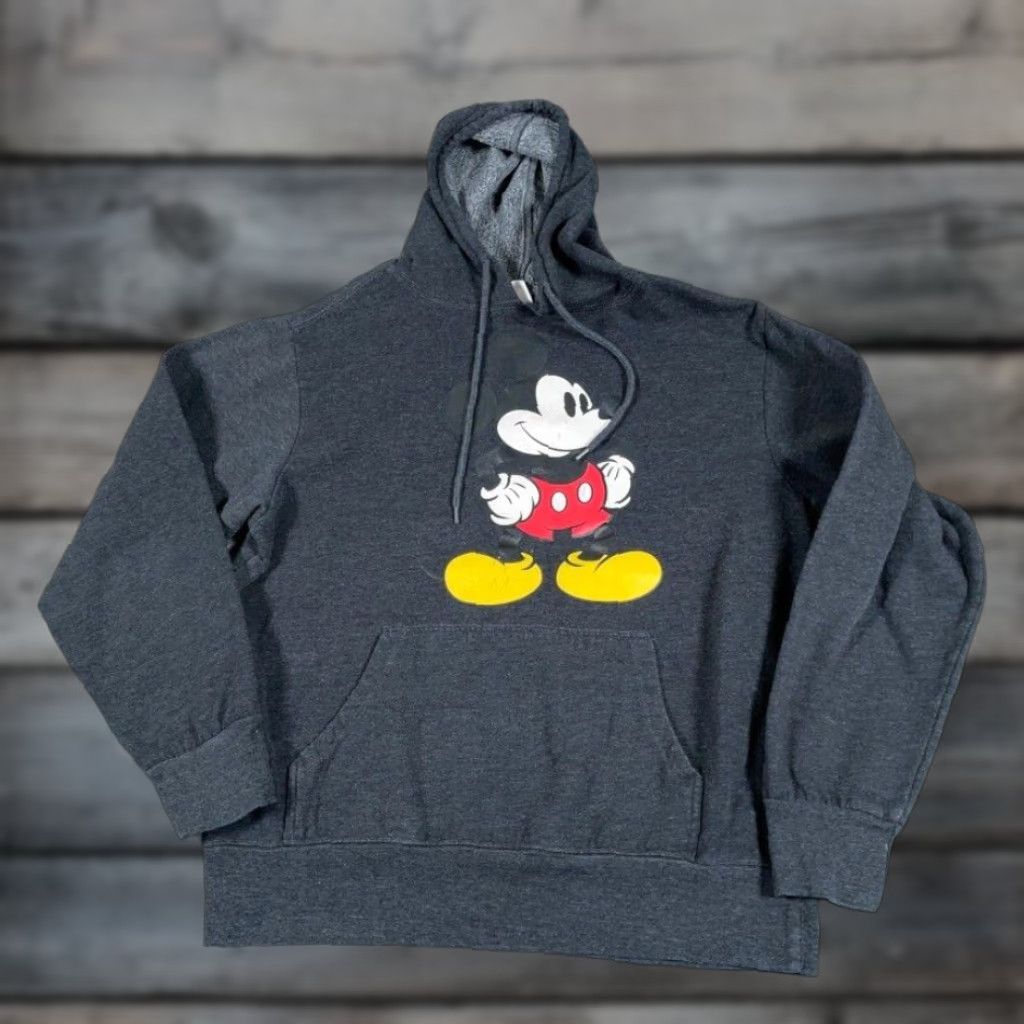 Disney Disney Mickey Mouse Hoodie Sweatshirt Women's M Dark Gray Pullover Size M / US 6-8 / IT 42-44 - 1 Thumbnail