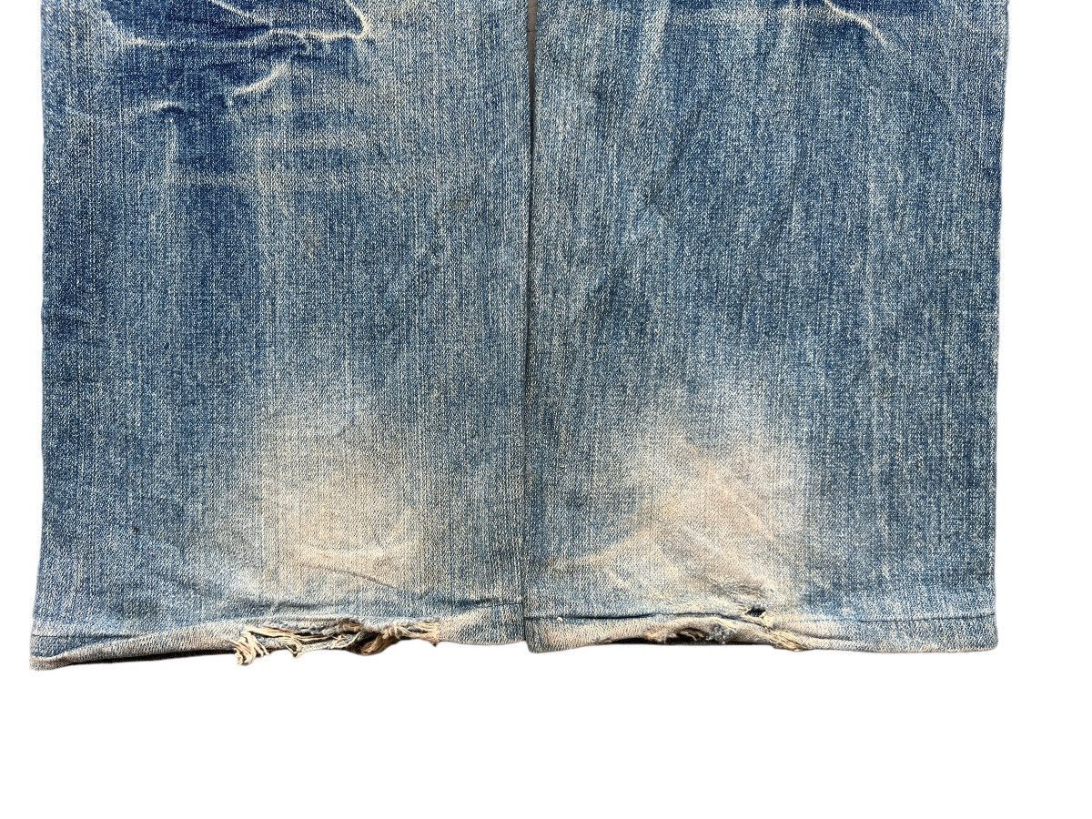 Other Peace Spellout Japanese Distressed Denim Jeans 33x29 Size US 33 - 6 Thumbnail