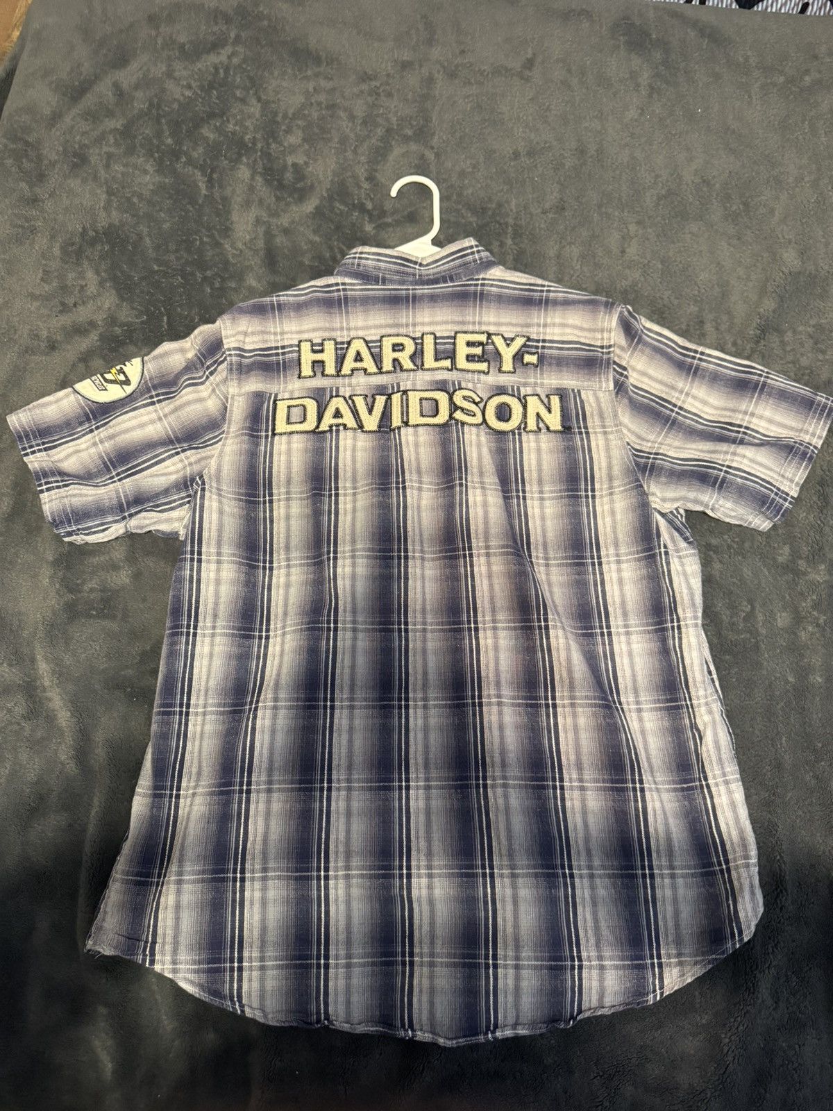 Harley Davidson Harley Davidson plaid button up shirt #bikerstyle Size US M / EU 48-50 / 2 - 2 Thumbnail