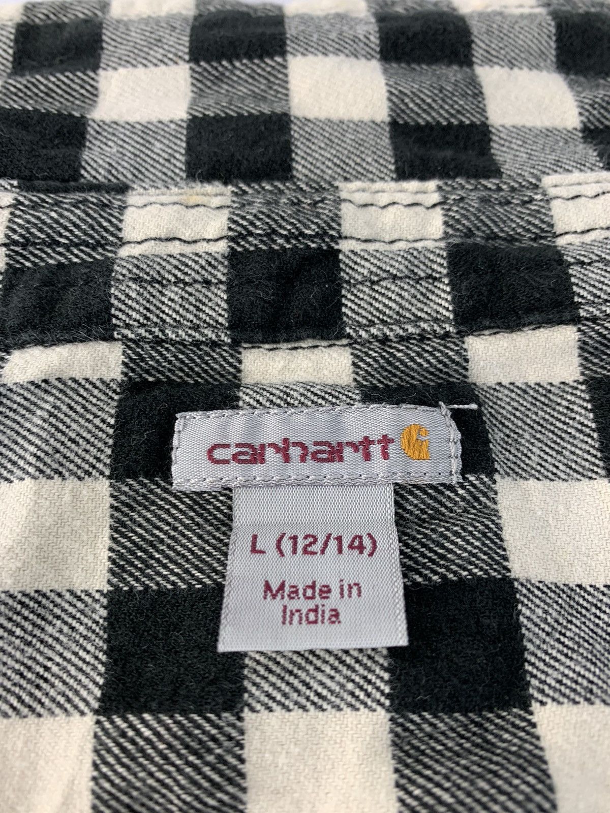 Carhartt Hype Carhartt Flannel Plaid Shadow Checked Double Pocket Size US L / EU 52-54 / 3 - 3 Thumbnail